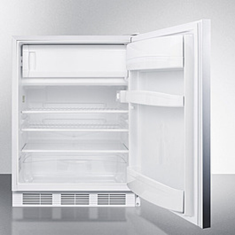 24" Wide Refrigerator-Freezer, ADA Compliant CT66LWSSHHADA