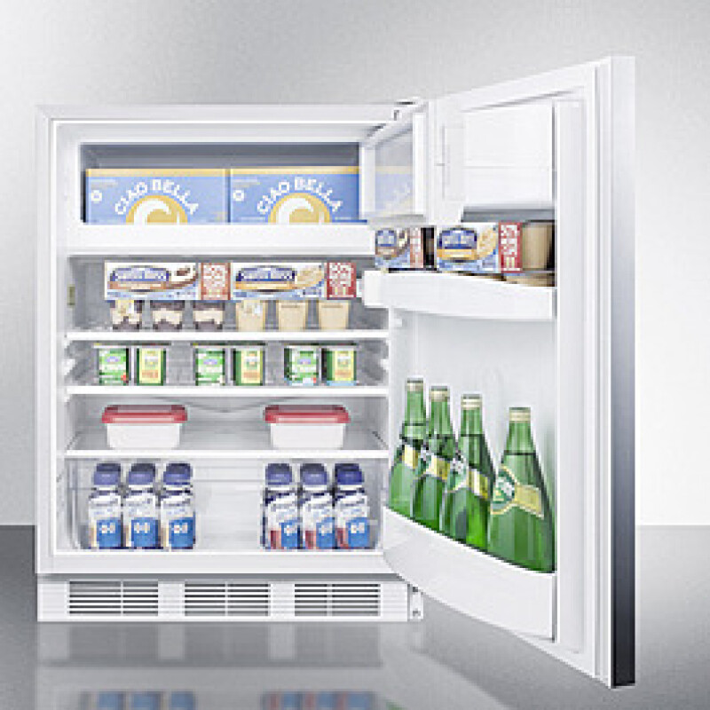 24" Wide Refrigerator-Freezer, ADA Compliant CT66LWSSHHADA