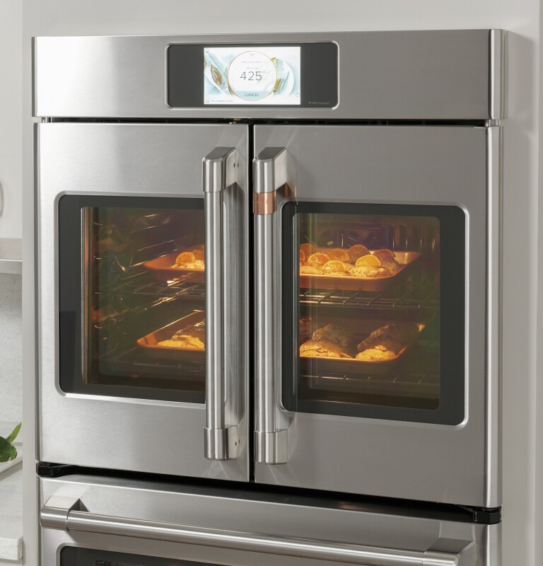 CAFÉ™ Professional Series 30" Smart Built-In Convection French-Door Double Wall Oven CTD90FP2NS1