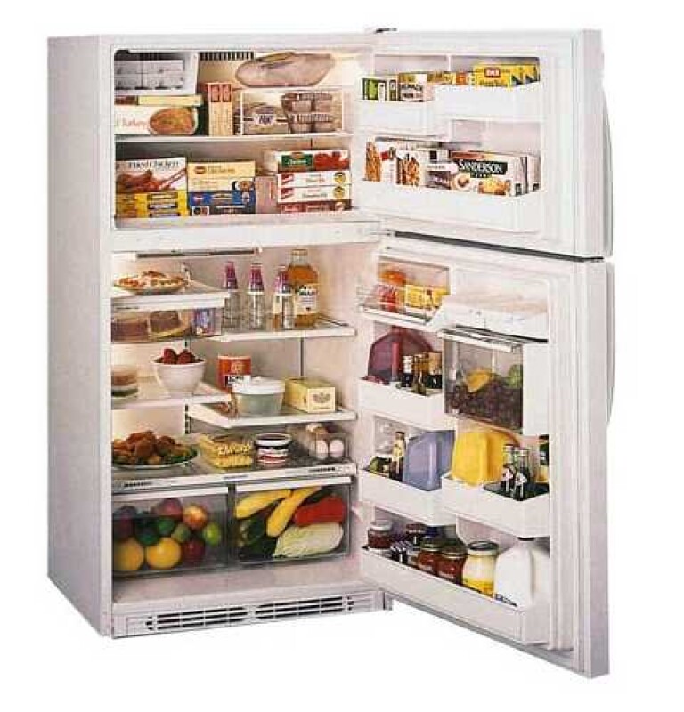 Top-Mount, No Frost, 699 Liters (Freezer 212 Liters), 4 Split Shelves, Clear Interior CTG25GABWW