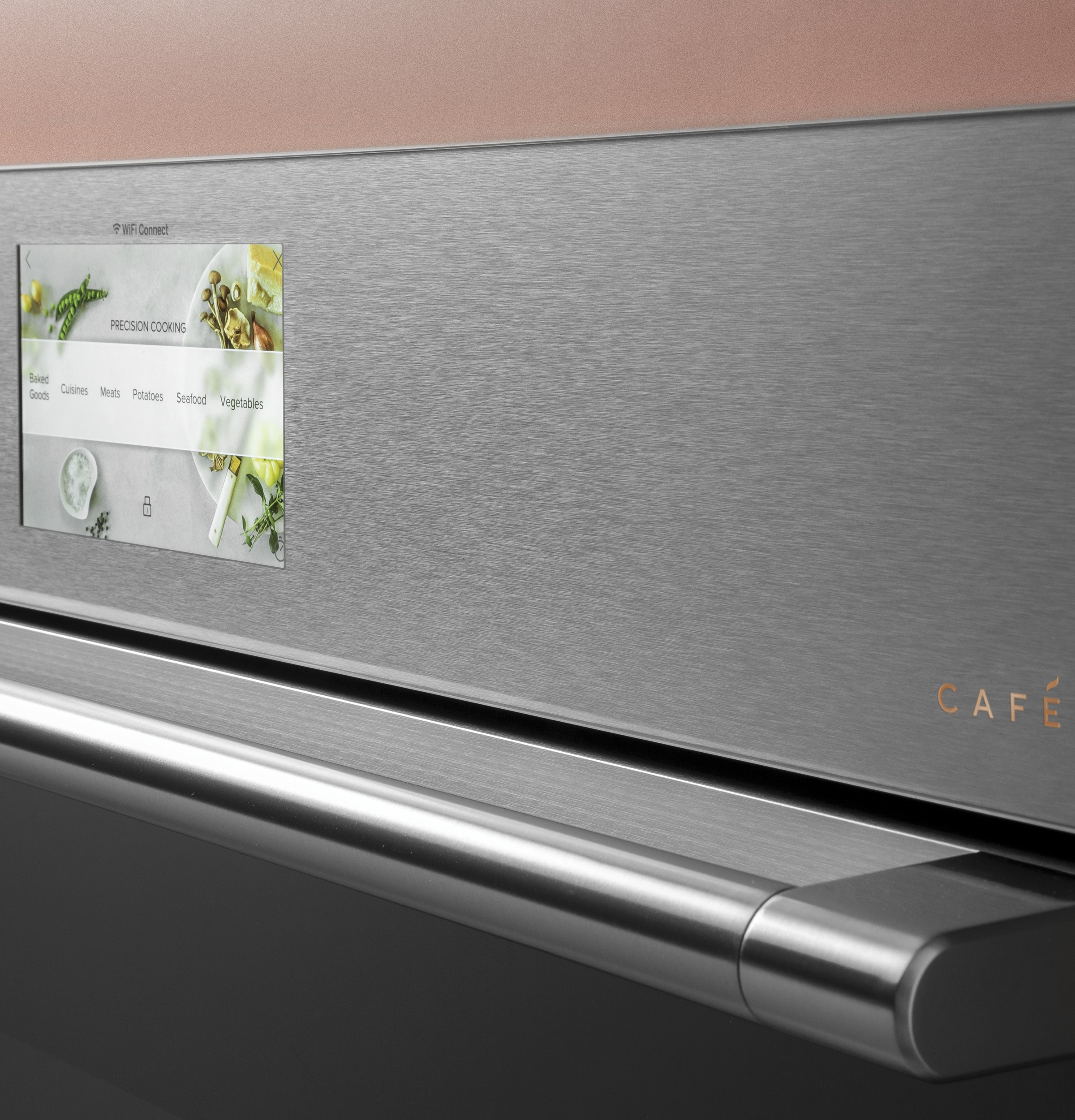 CAFÉ™ 30" Smart Single Wall Oven with Convection in Platinum Glass CTS70DM2NS5