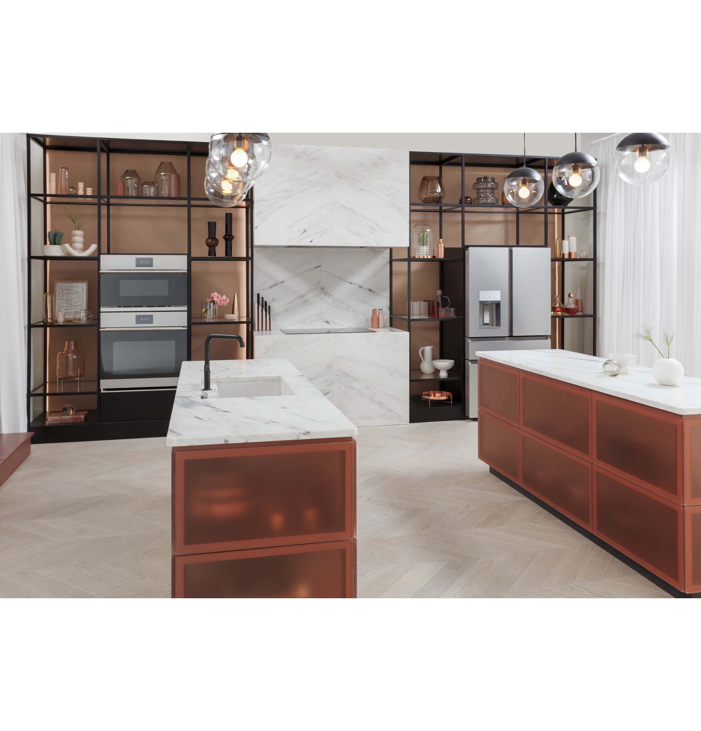 CAFÉ™ 30" Smart Single Wall Oven with Convection in Platinum Glass CTS70DM2NS5