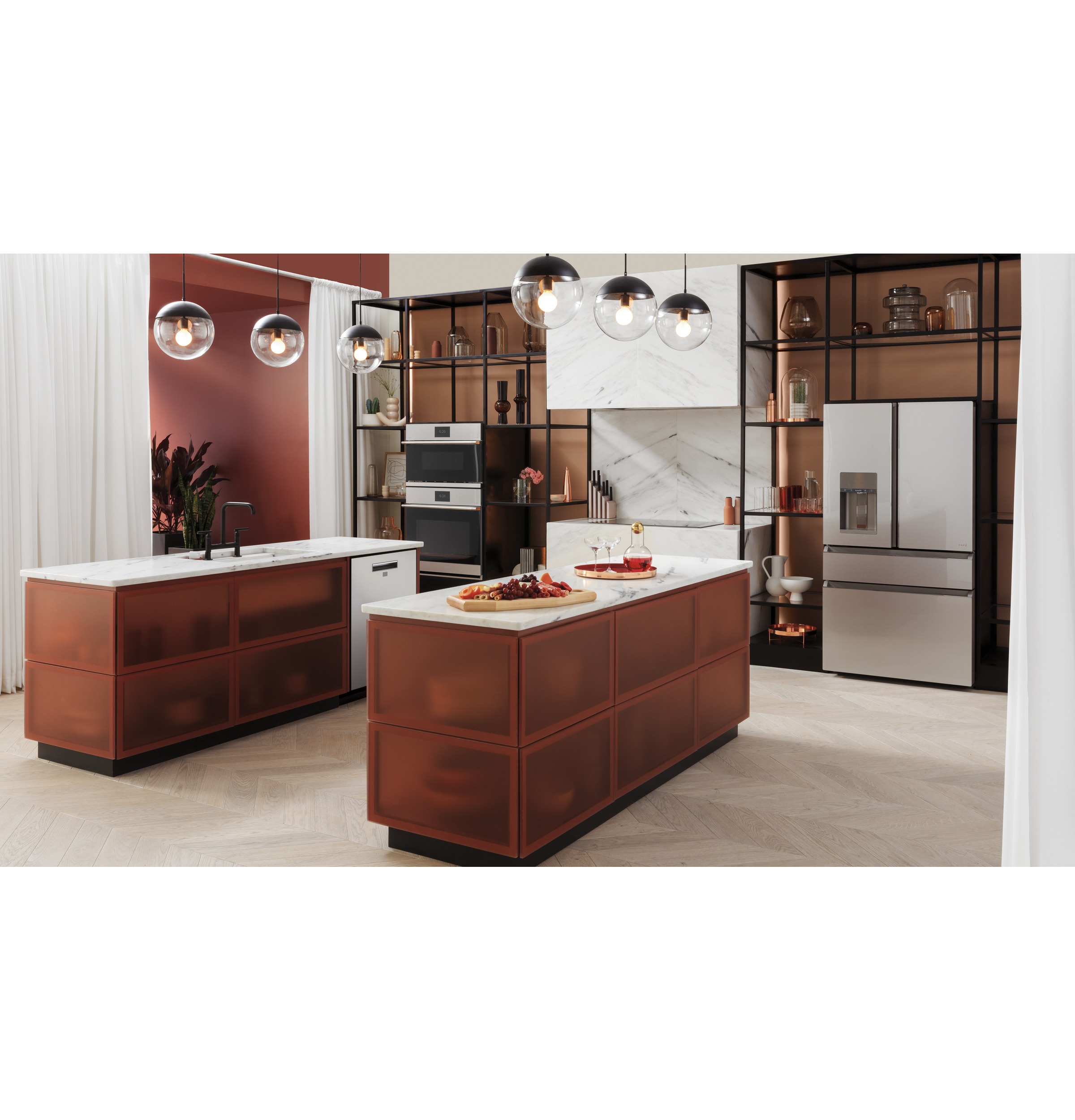 CAFÉ™ 30" Smart Single Wall Oven with Convection in Platinum Glass CTS70DM2NS5