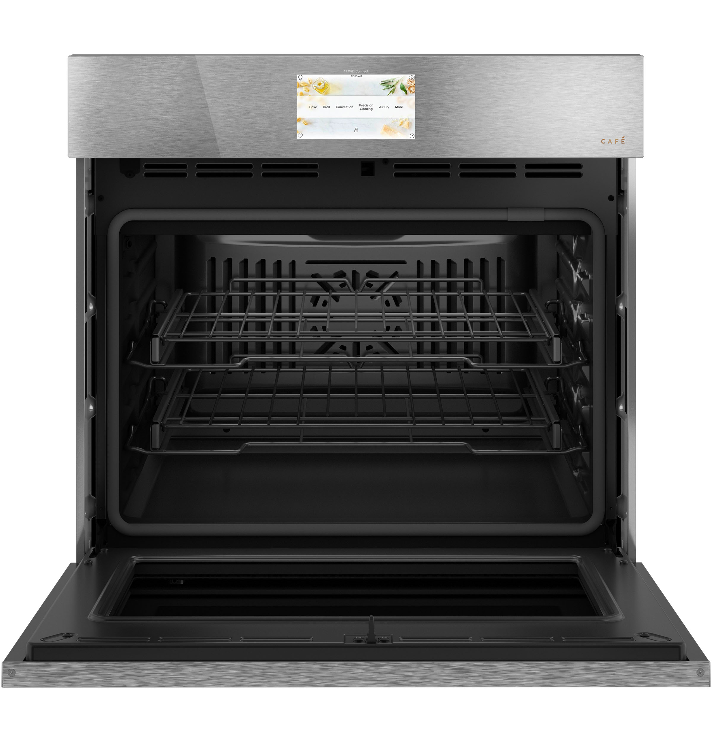 CAFÉ™ 30" Smart Built-In Convection Single Wall Oven in Platinum Glass CTS90DM2NS5