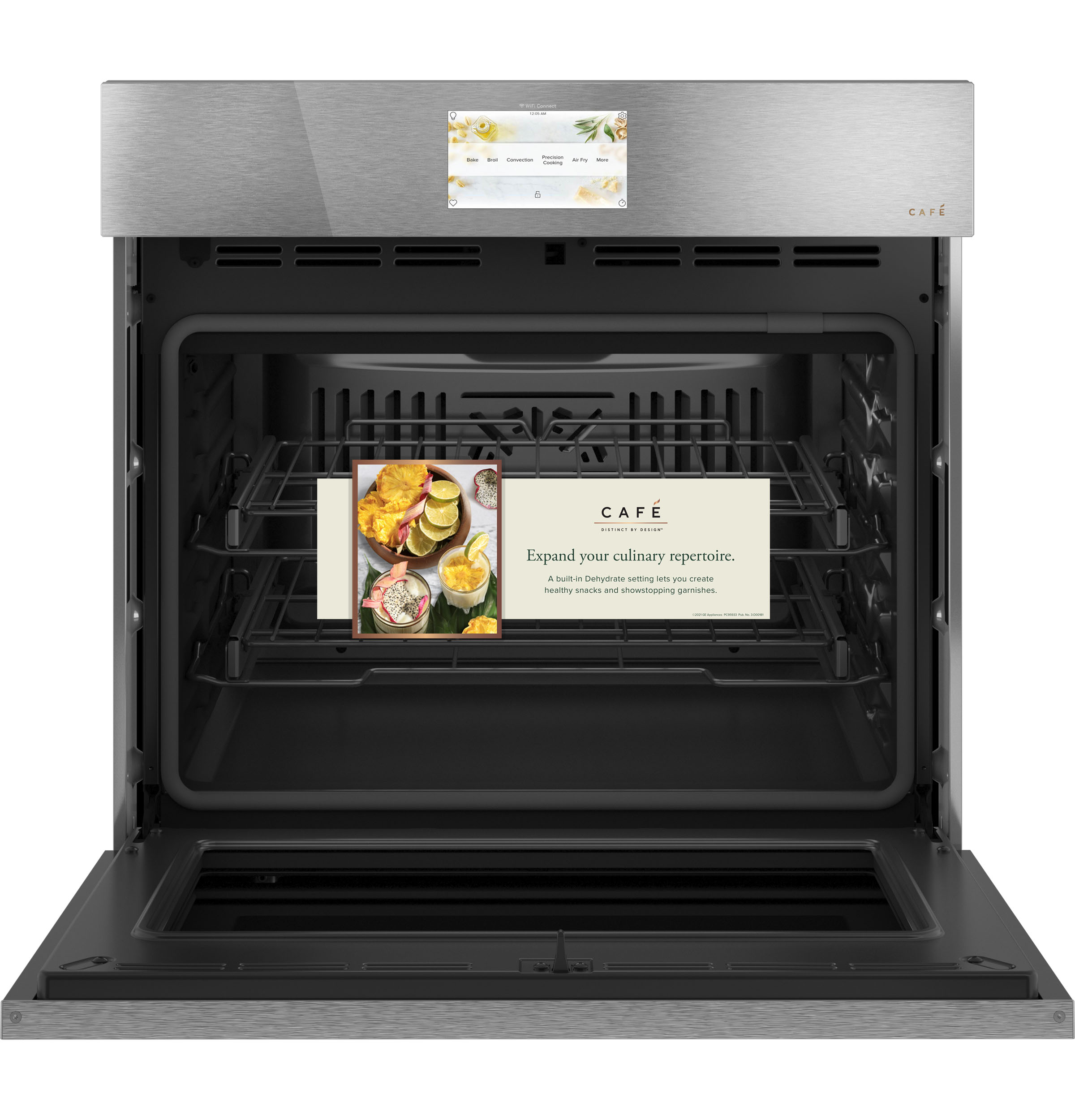 CAFÉ™ 30" Smart Built-In Convection Single Wall Oven in Platinum Glass CTS90DM2NS5