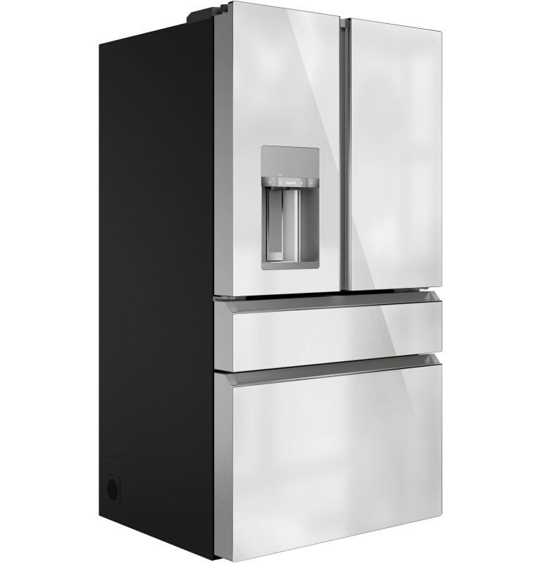 CAFÉ™ ENERGY STAR® 27.8 Cu. Ft. Smart 4-Door French-Door Refrigerator in Platinum Glass CVE28DM5NS5