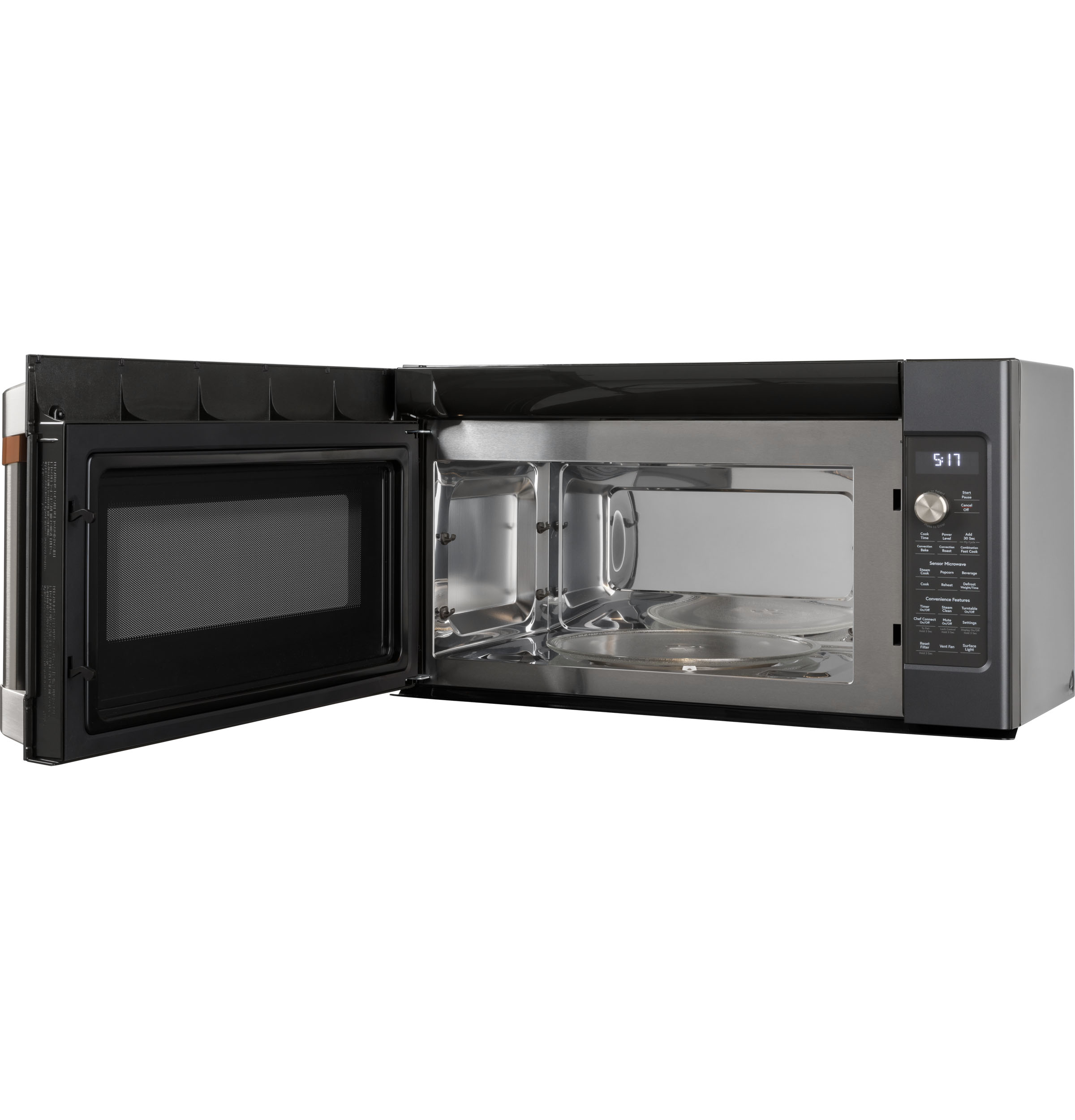 CAFÉ™ 1.7 Cu. Ft. Convection Over-the-Range Microwave Oven CVM517P3RD1