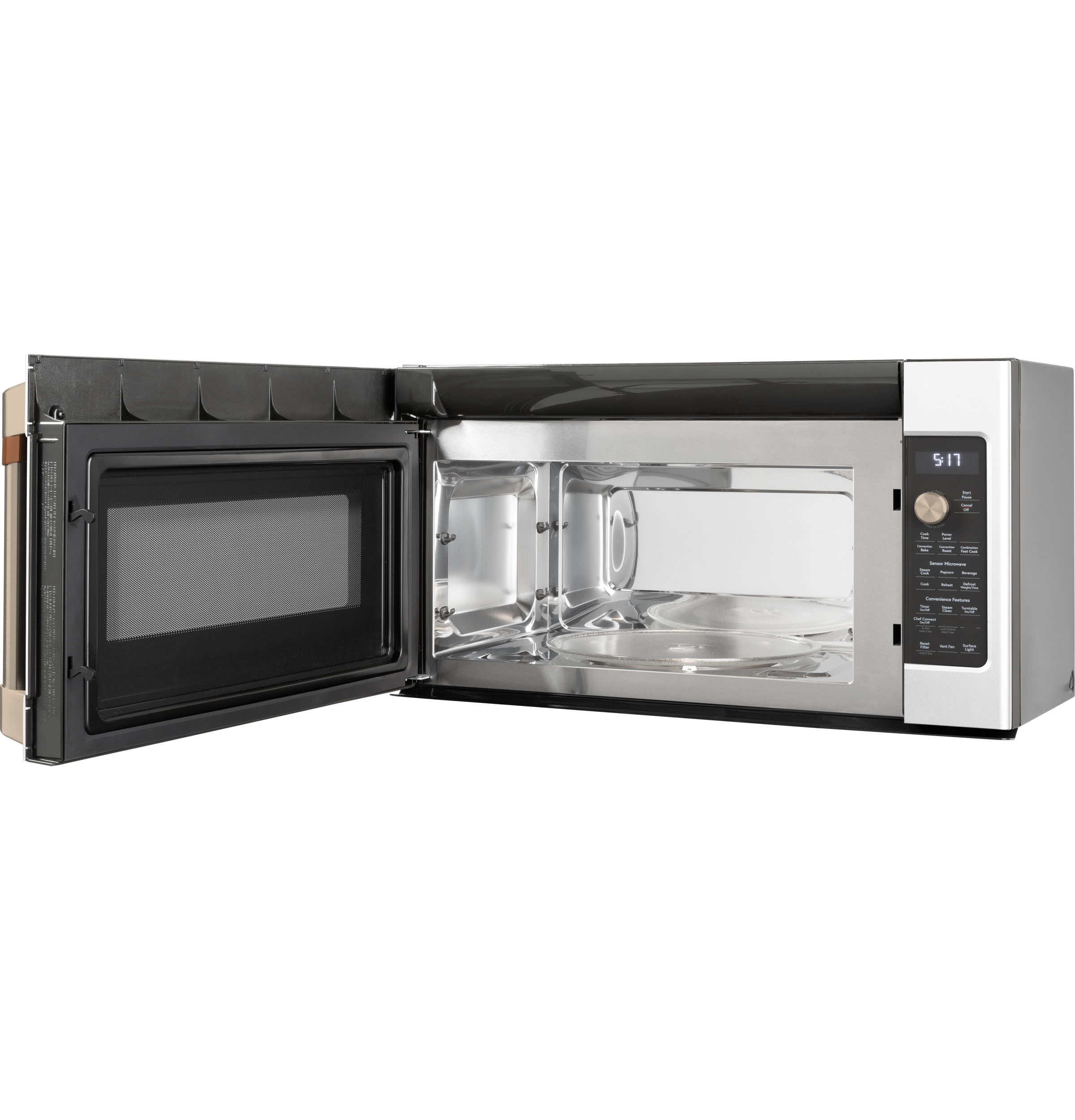 CAFÉ™ 1.7 Cu. Ft. Convection Over-the-Range Microwave Oven CVM517P4RW2