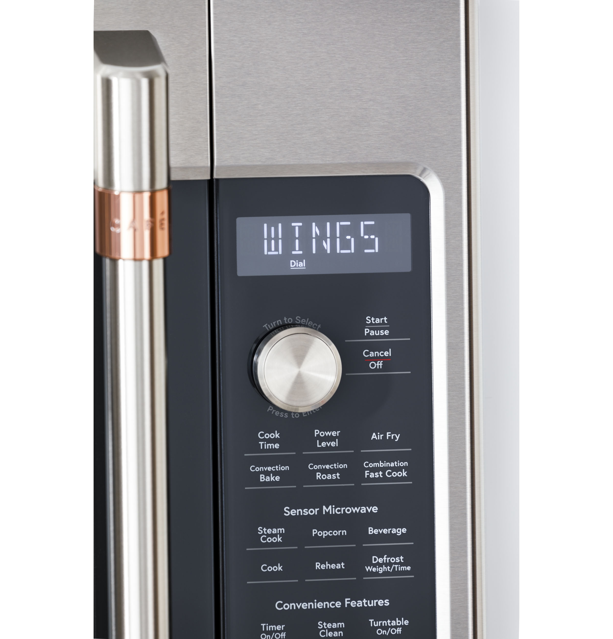 CAFÉ™ 1.7 Cu. Ft. Convection Over-the-Range Microwave Oven CVM517P4RW2