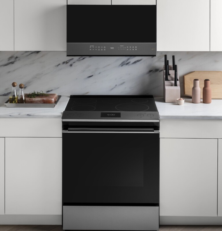 2.1 Cu. Ft. Smart Over-the-range Microwave Oven In Platinum Glass CVM721M2NS5
