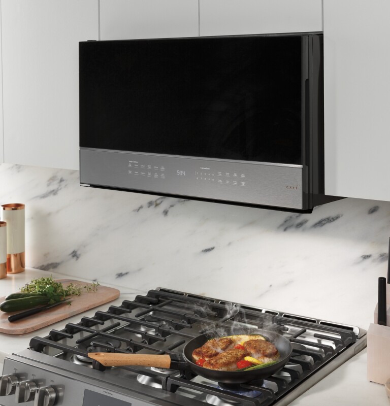 2.1 Cu. Ft. Smart Over-the-range Microwave Oven In Platinum Glass CVM721M2NS5