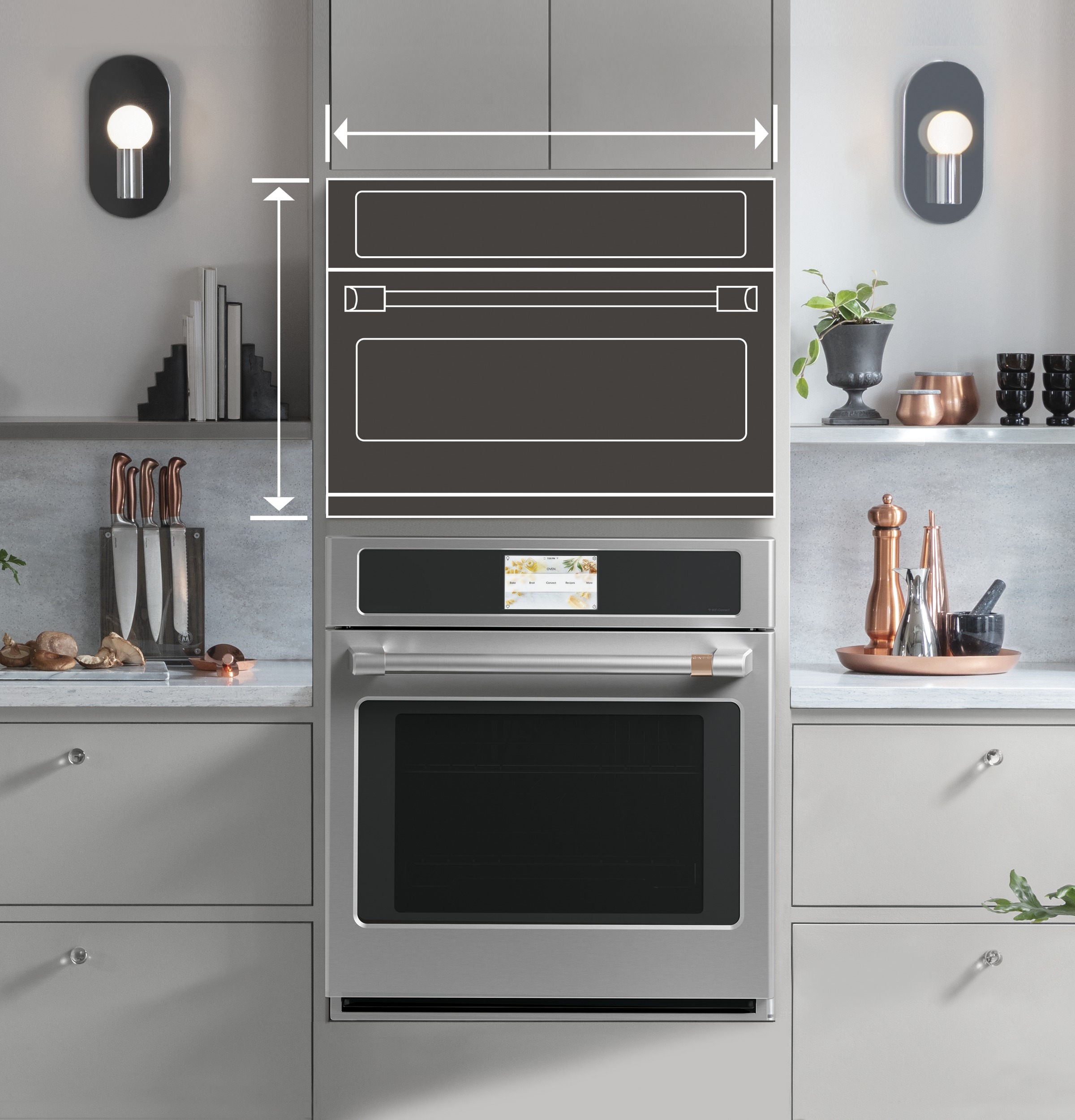 CAFÉ™ 30" Built-In Microwave/Convection Oven CWB713P2VS1