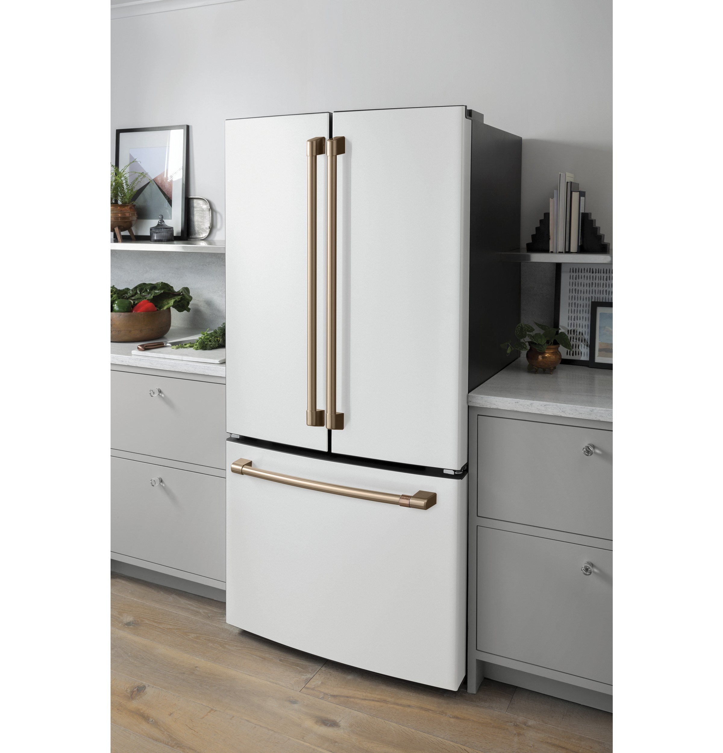 CAFÉ™ ENERGY STAR 18.6 Cu. Ft. Counter-Depth French-Door Refrigerator CWE19SP4NW2