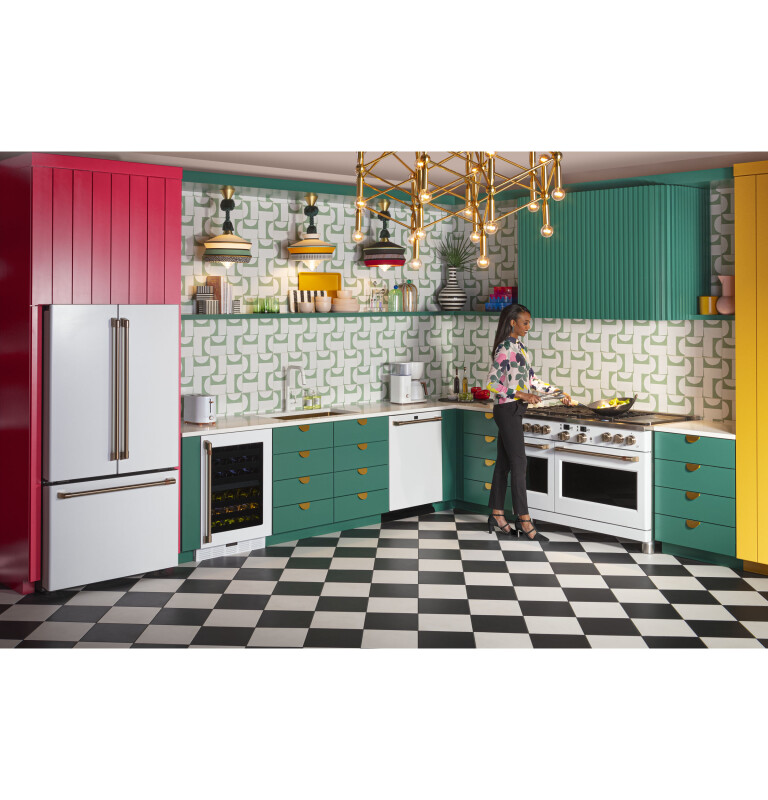 CAFÉ™ ENERGY STAR® 23.1 Cu. Ft. Smart Counter-Depth French-Door Refrigerator CWE23SP4MW2