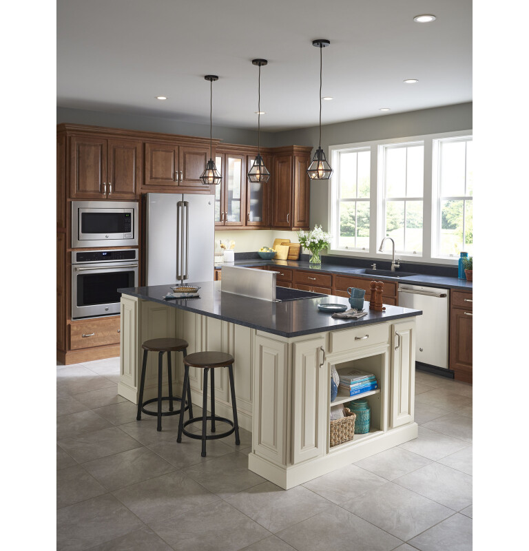 GE Series 23.1 Cu. Ft. Counter-Depth French-Door Refrigerator CWE23SSHSS