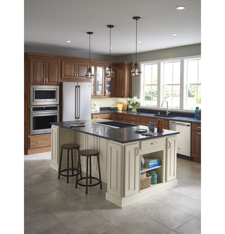 GE Series 23.1 Cu. Ft. Counter-Depth French-Door Refrigerator CWE23SSHSS