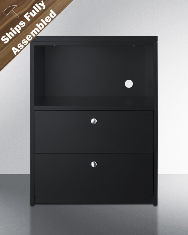 74" Wide Casework Suite with Refrigerator and Microwave, ADA Height CWSUITE74R