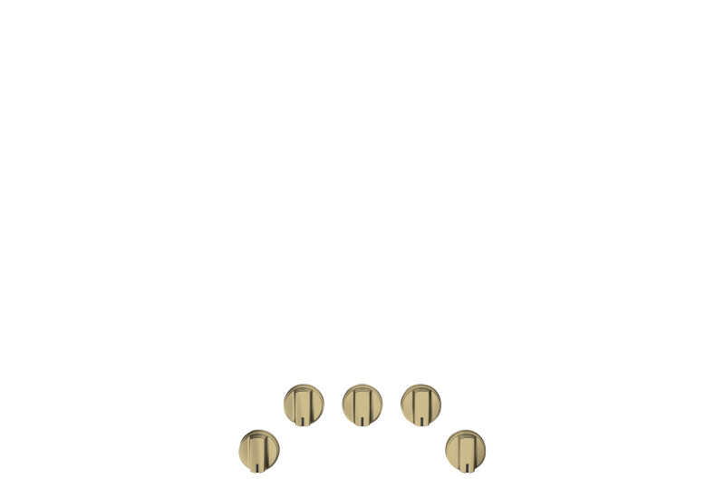 CAFÉ™ 5 Gas Cooktop Knobs - Flat Black CXCG1K0PMFB