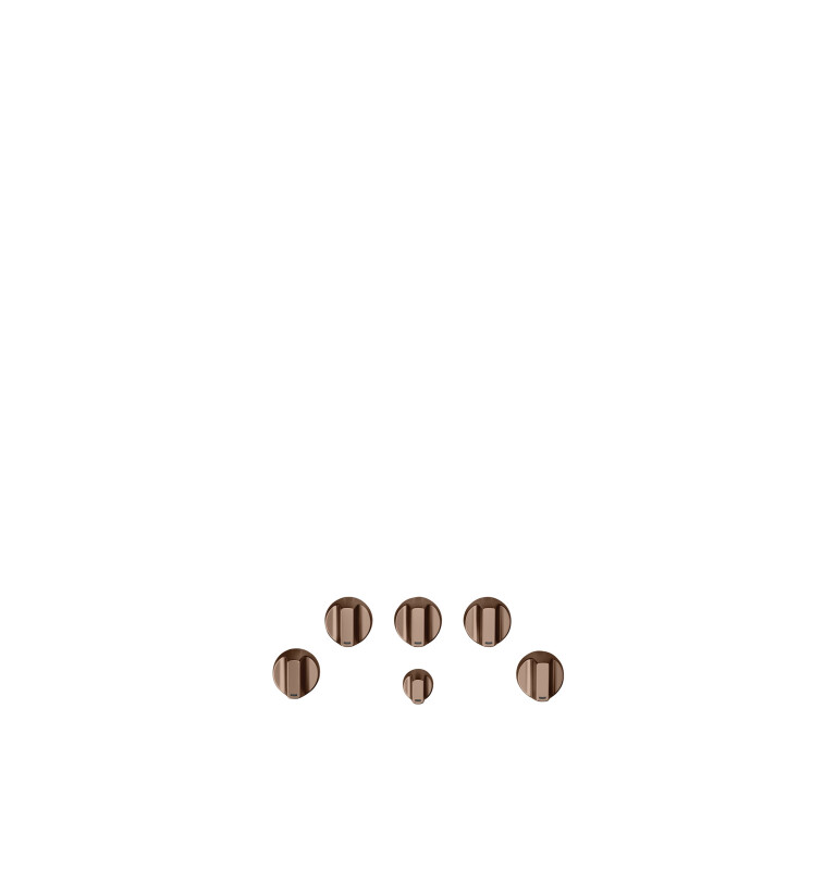 CAFÉ™ 5 Gas Cooktop Knobs - Flat Black CXCG1K0PMFB