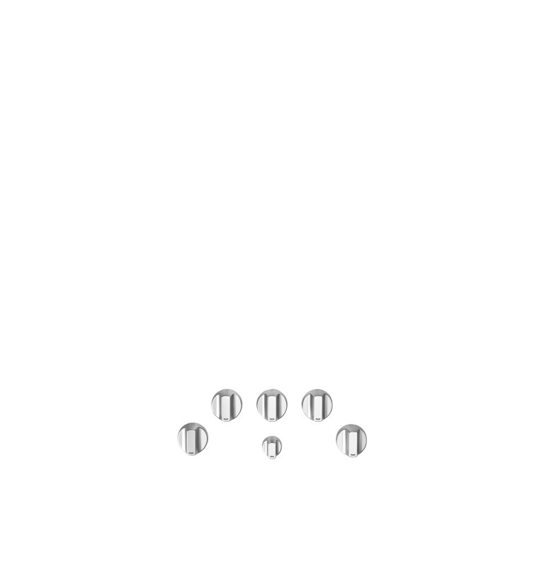 CAFÉ™ 5 Gas Cooktop Knobs - Flat Black CXCG1K0PMFB