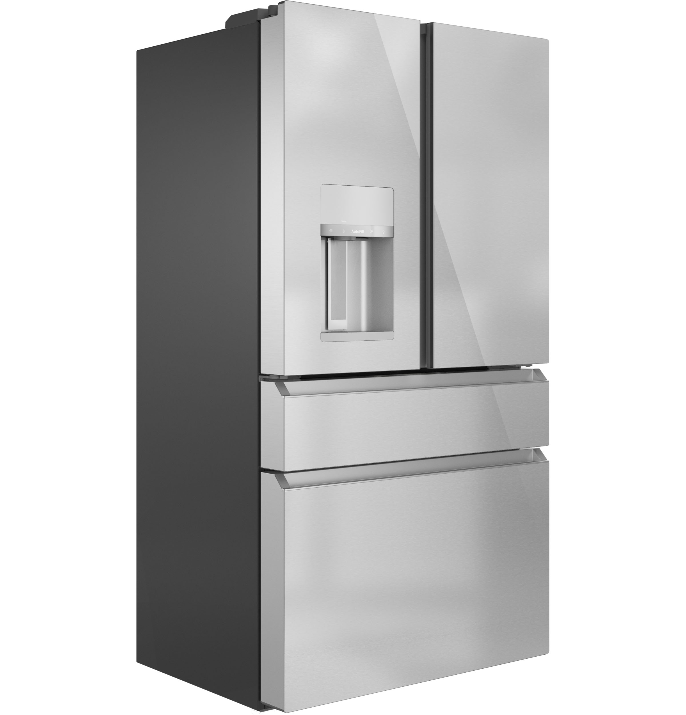 CAFÉ™ ENERGY STAR® 22.3 Cu. Ft. Smart Counter-Depth 4-Door French-Door Refrigerator in Platinum Glass CXE22DM5PS5