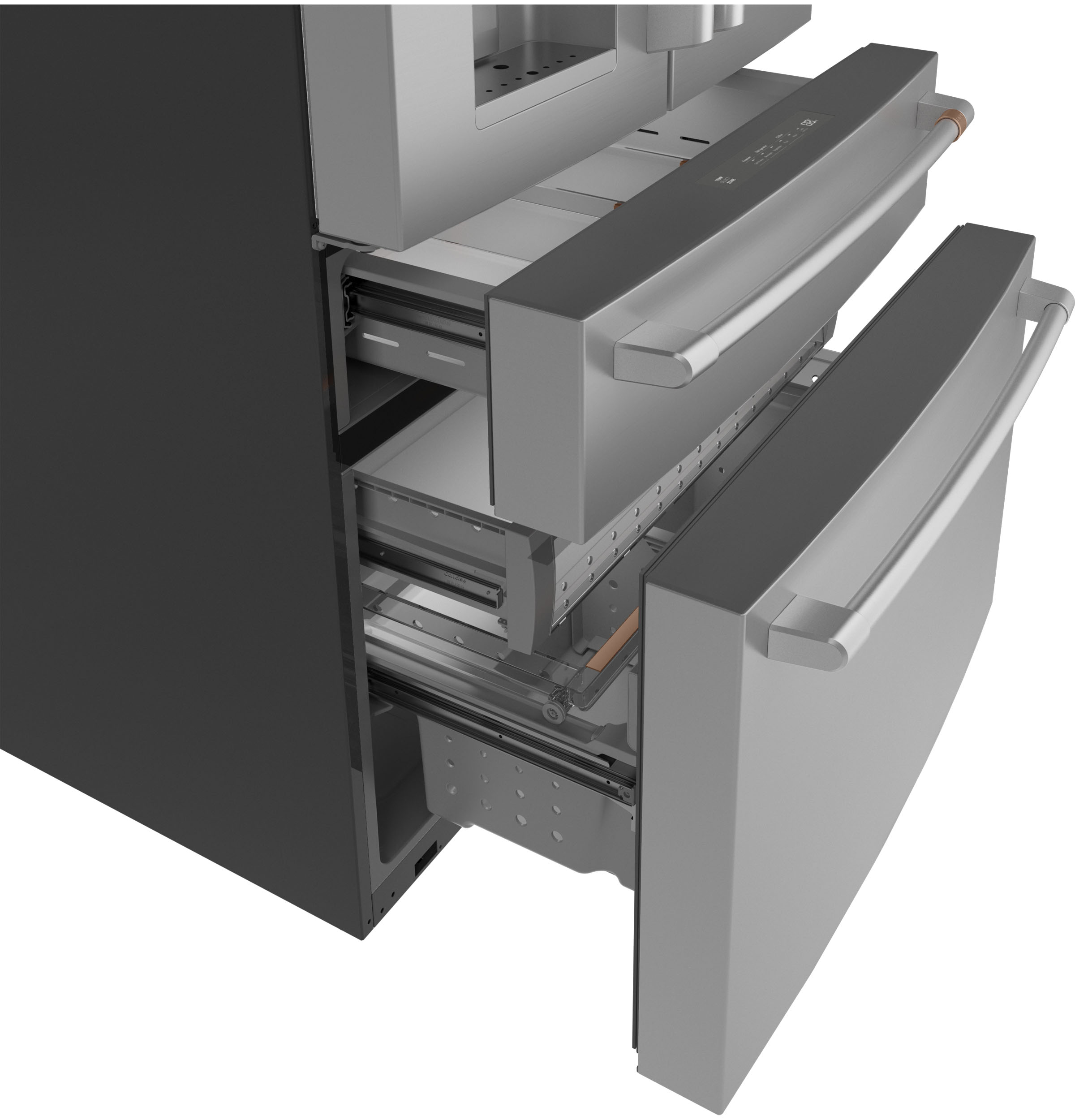 CAFÉ™ ENERGY STAR® 22.3 Cu. Ft. Smart Counter-Depth 4-Door French-Door Refrigerator CXE22DP2PS1