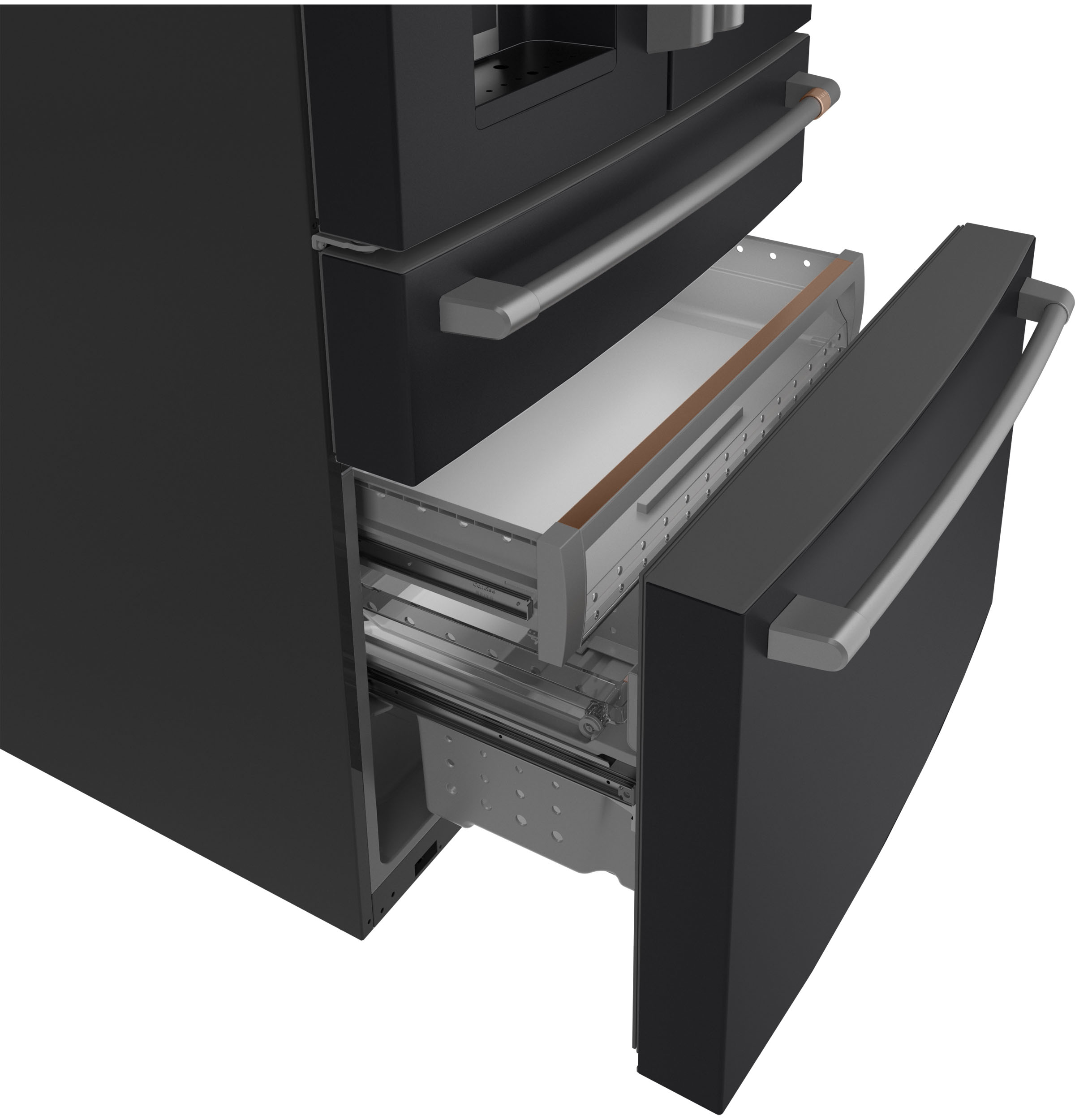 CAFÉ™ ENERGY STAR® 22.3 Cu. Ft. Smart Counter-Depth 4-Door French-Door Refrigerator CXE22DP3PD1