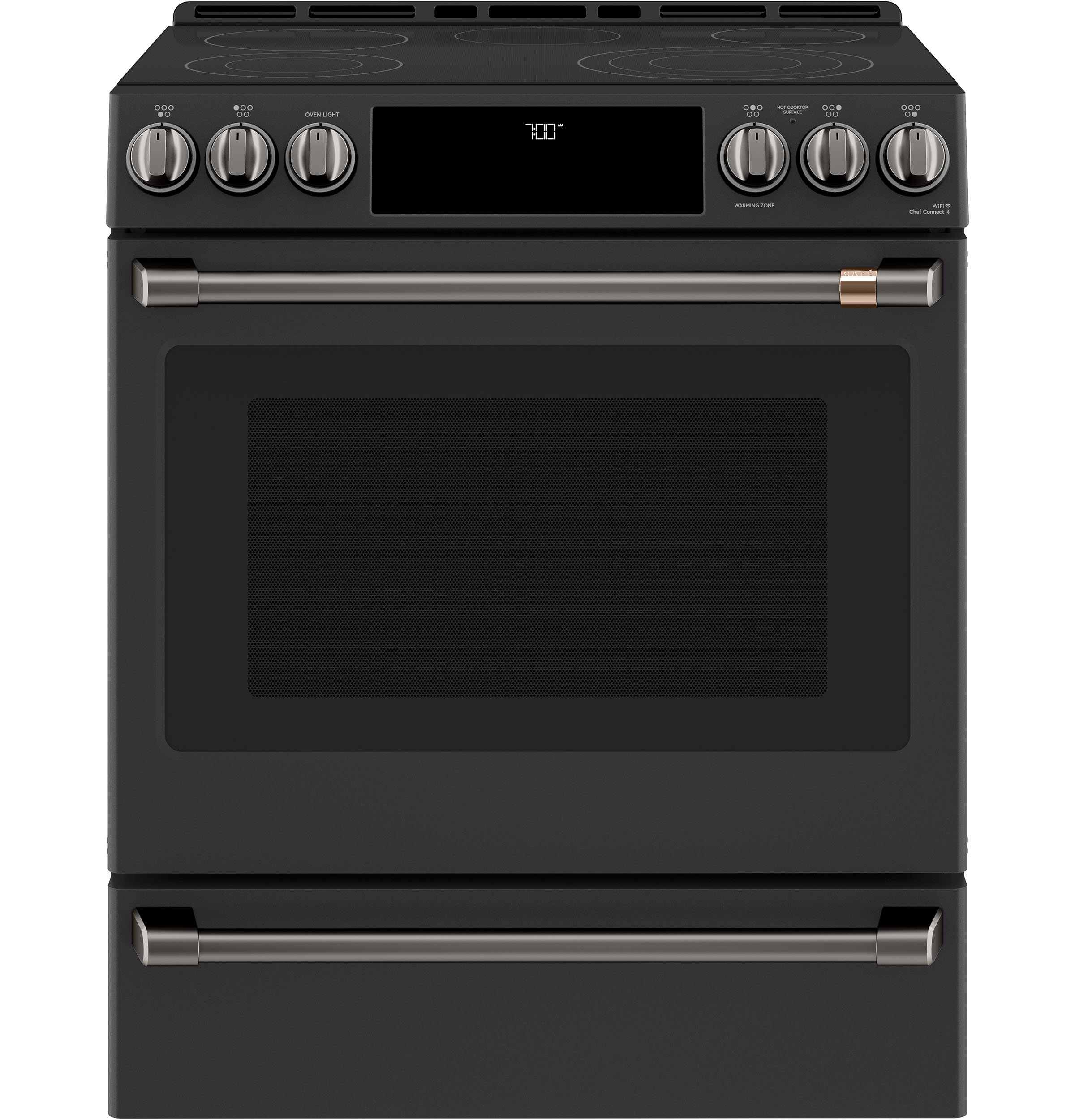 CAFÉ™ Front Control Electric Knobs and Handles - Brushed Black CXFCEHKPMBT