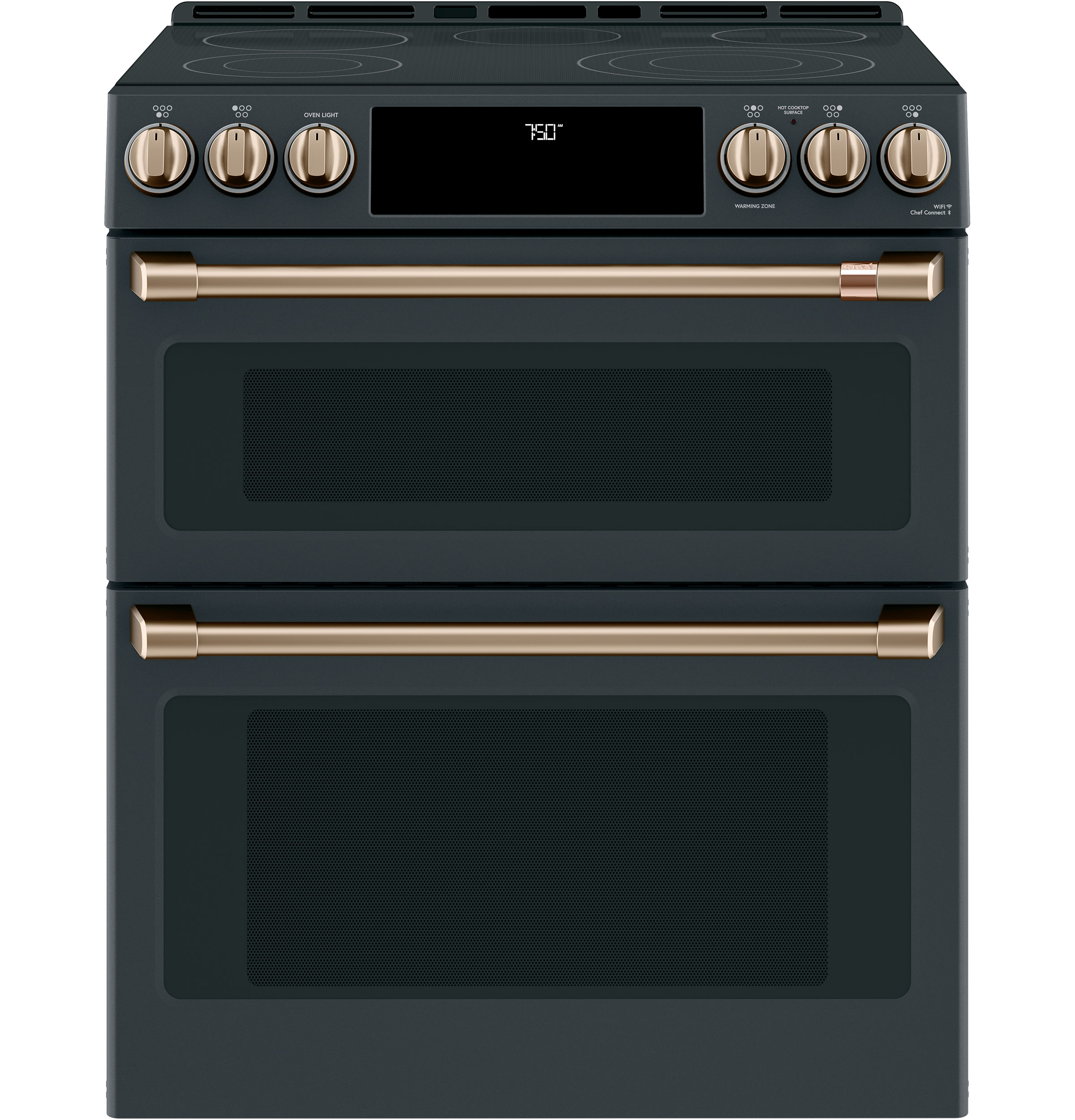 CAFÉ™ Front Control Electric Knobs and Handles - Brushed Bronze CXFCEHKPMBZ