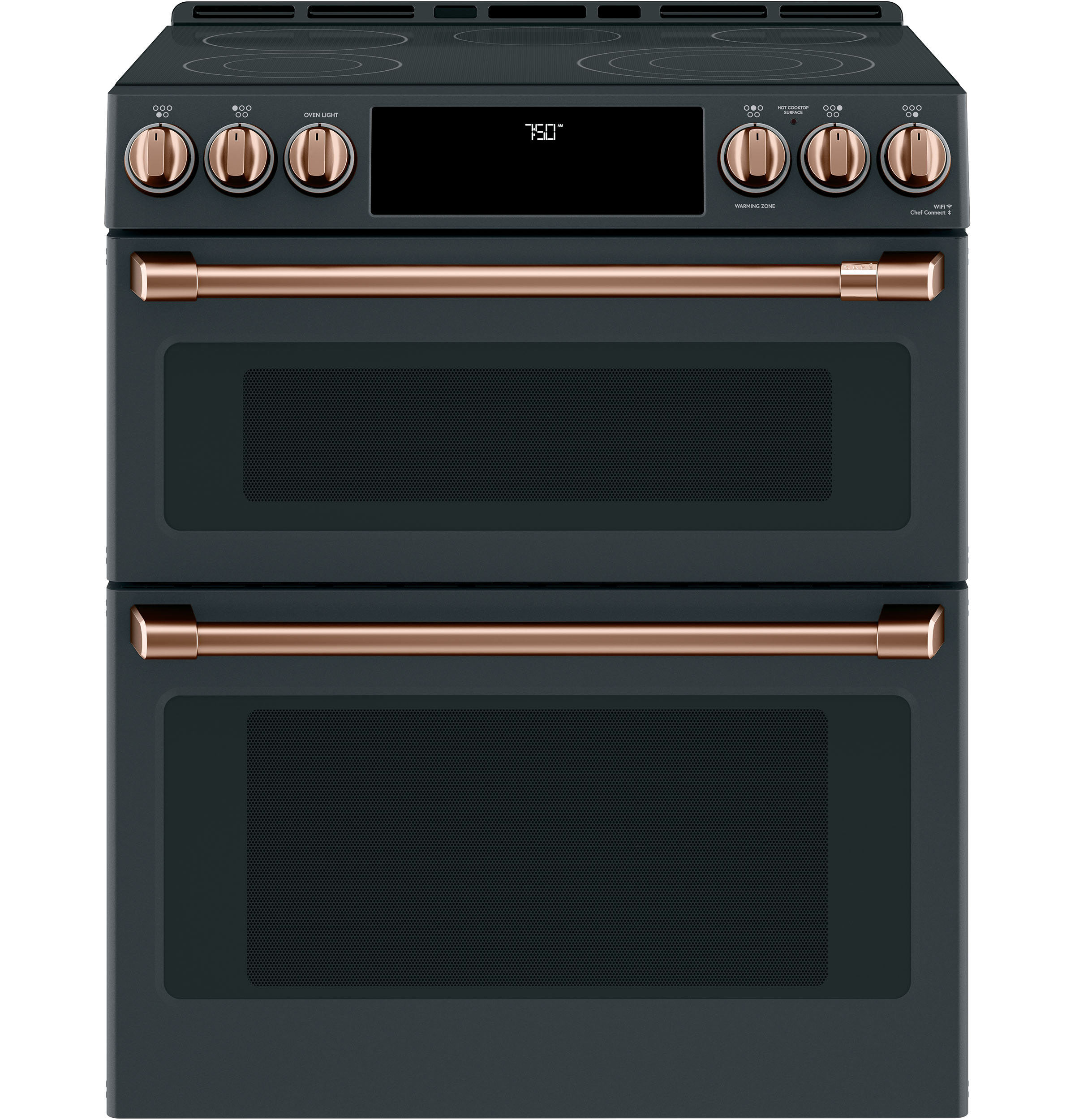 CAFÉ™ Front Control Electric Knobs and Handles - Brushed Copper CXFCEHKPMCU