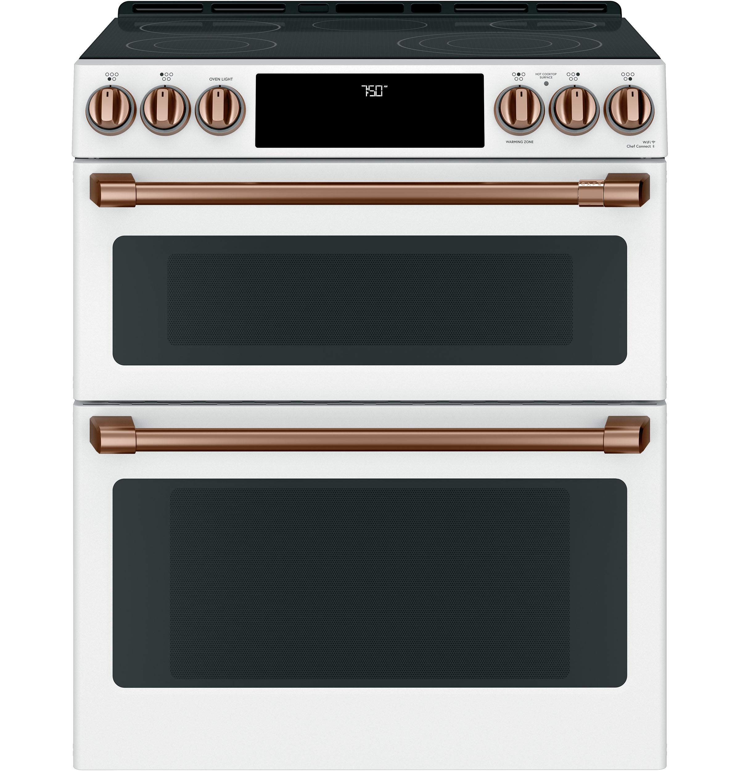 CAFÉ™ Front Control Electric Knobs and Handles - Brushed Copper CXFCEHKPMCU