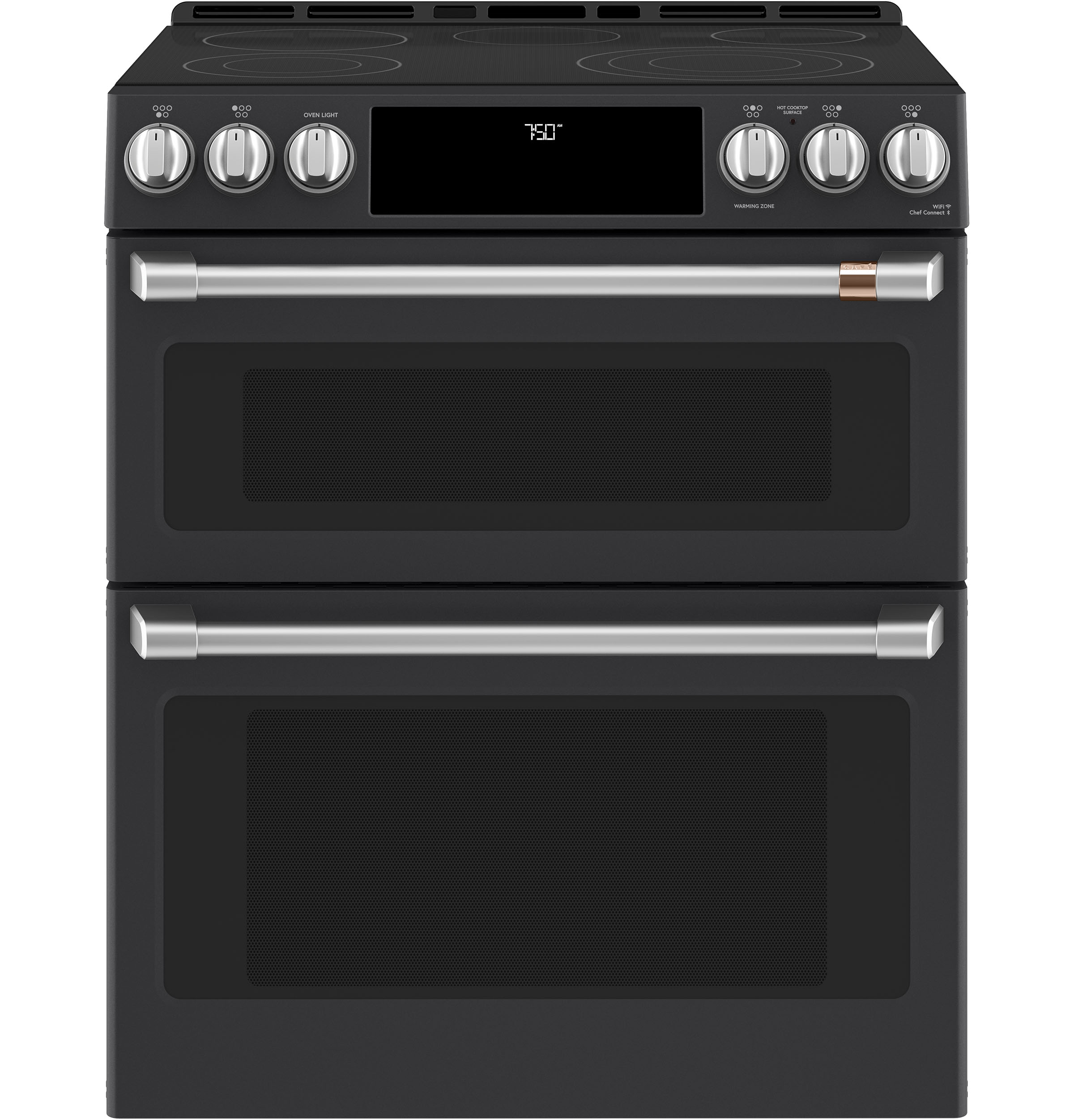 CAFÉ™ Front Control Electric Knobs and Handles - Brushed Stainless CXFCEHKPMSS