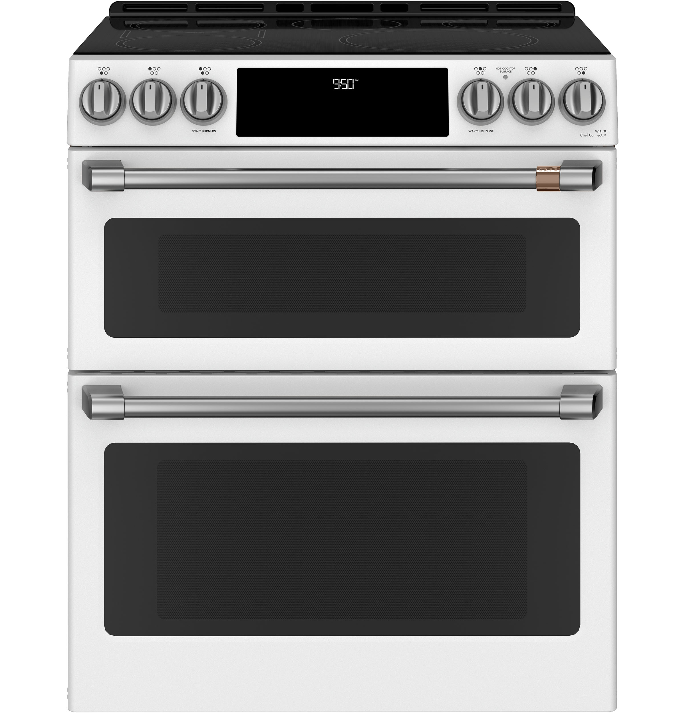CAFÉ™ Front Control Induction Knobs and Handles - Brushed Stainless CXFCHHKPMSS