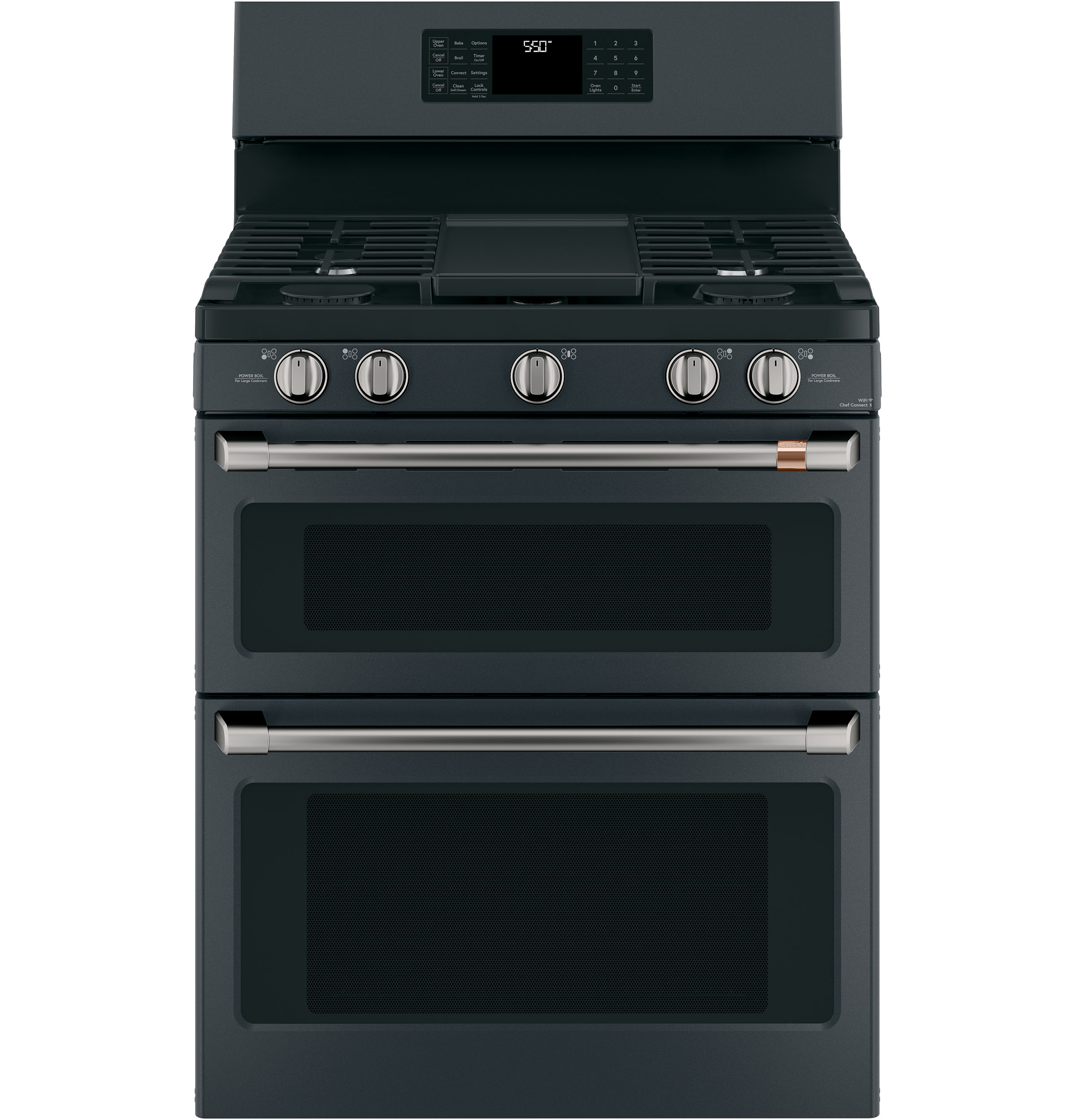 CAFÉ™ Freestanding Gas Knobs and Handles - Brushed Black CXFSGHKPMBT