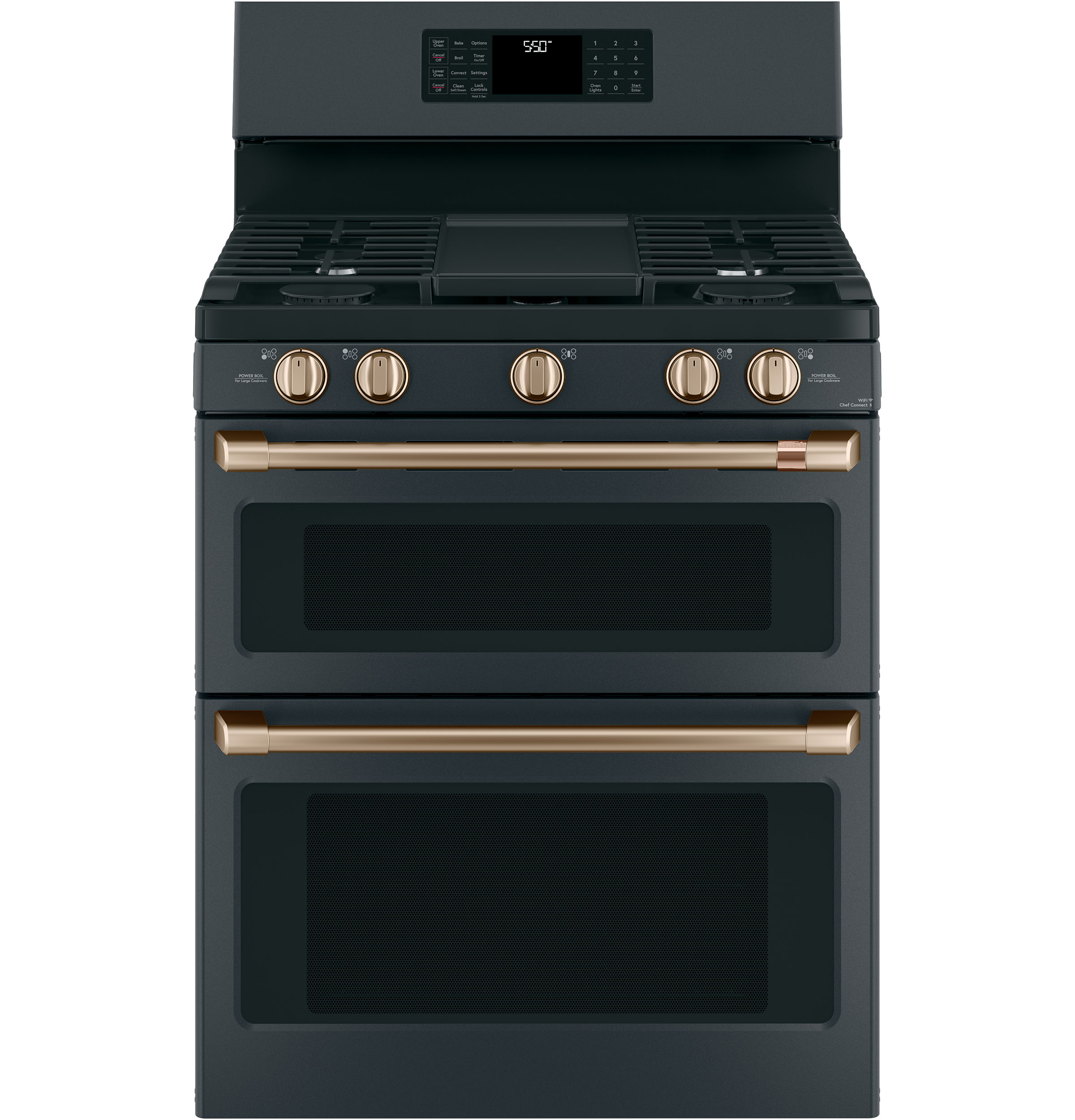 CAFÉ™ Freestanding Gas Knobs and Handles - Brushed Bronze CXFSGHKPMBZ