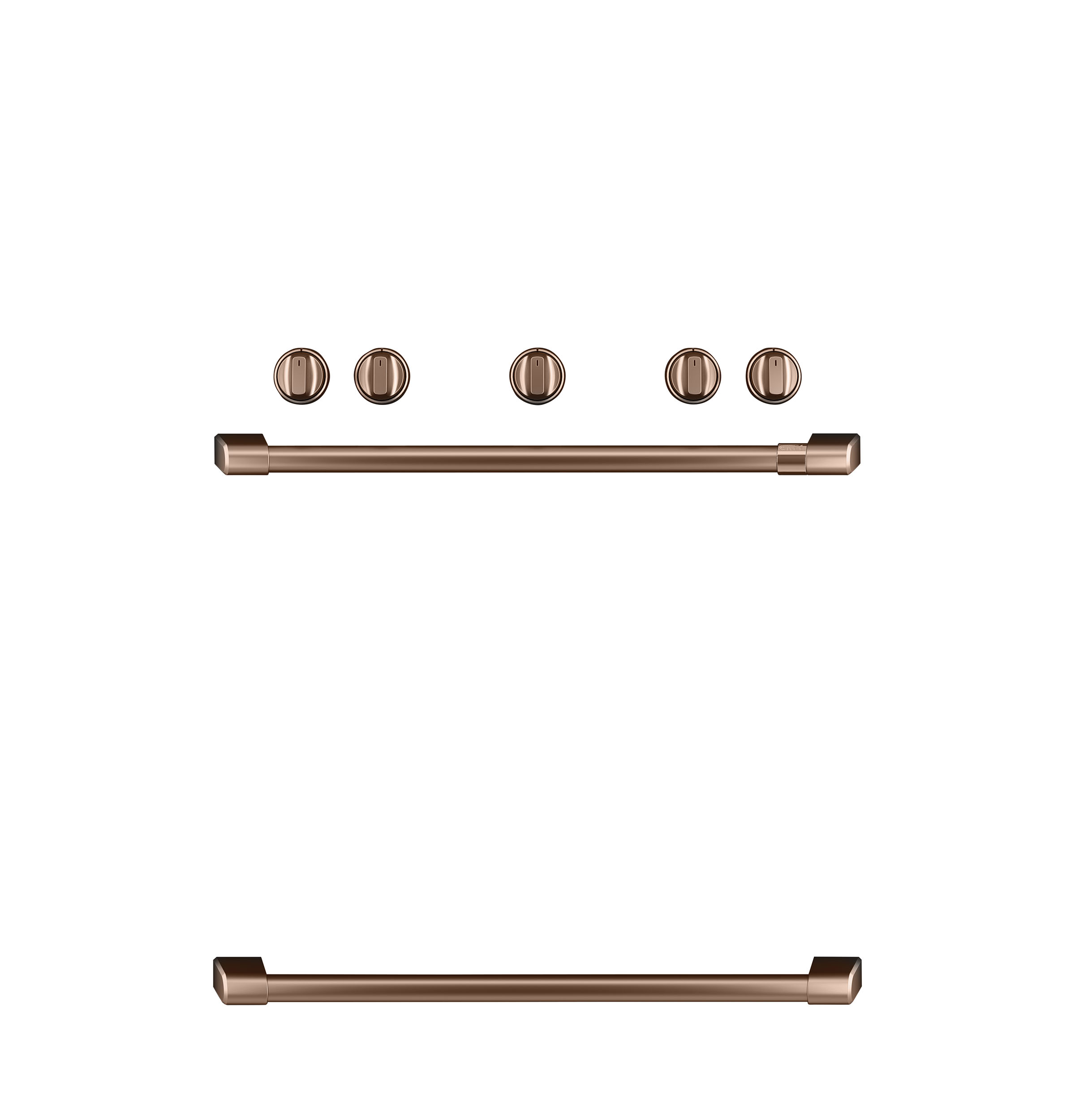 CAFÉ™ Freestanding Gas Knobs and Handles - Brushed Black CXFSGHKPMBT