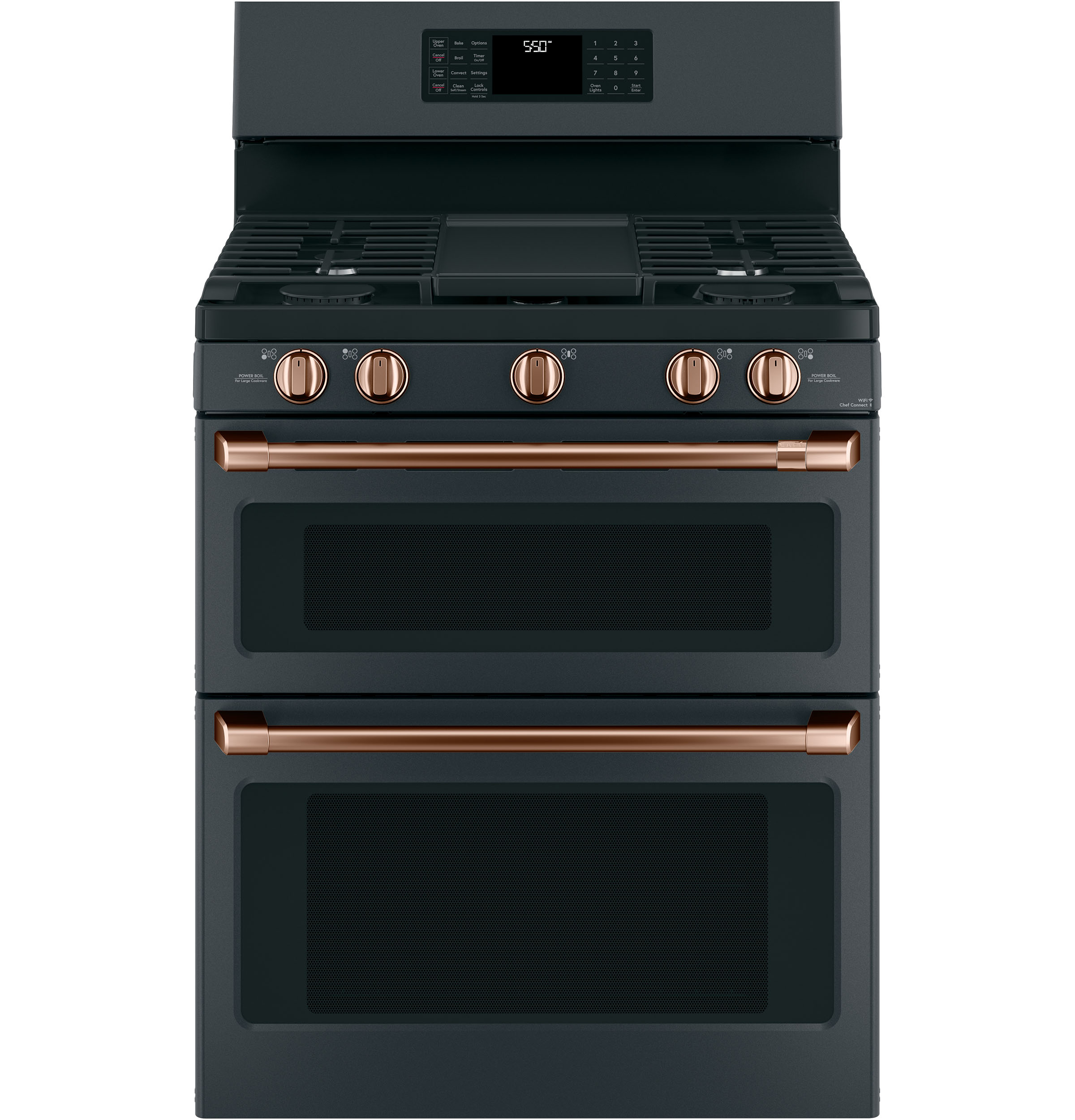 CAFÉ™ Freestanding Gas Knobs and Handles - Brushed Copper CXFSGHKPMCU