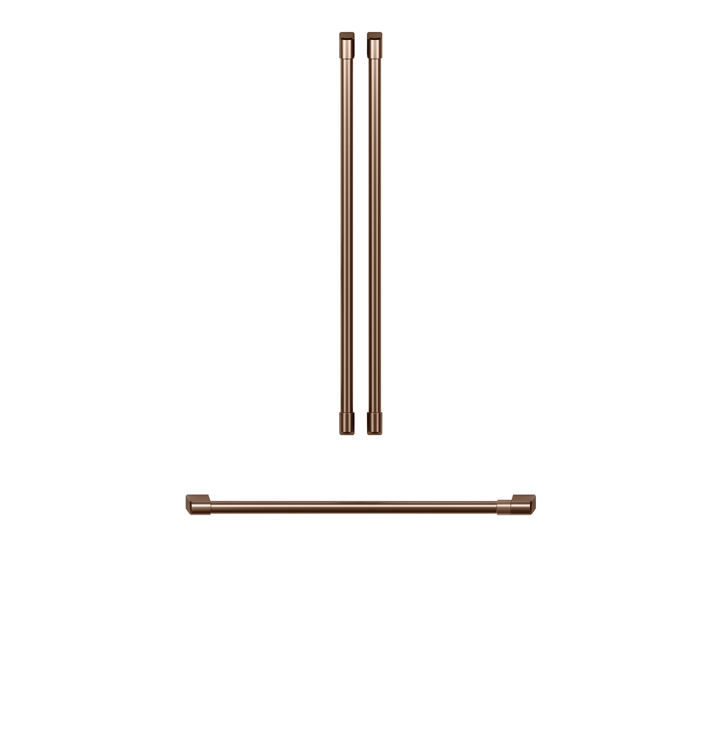 CAFÉ™ Refrigeration Handle Kit - Brushed Copper CXLB3H3PMCU