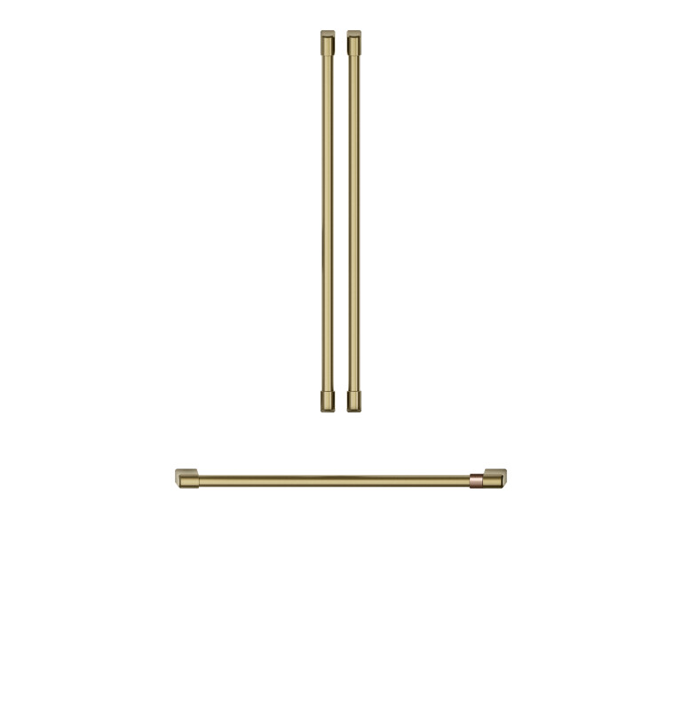 CAFÉ™ Refrigeration Handle Kit - Brushed Brass CXMA3H3PNCG
