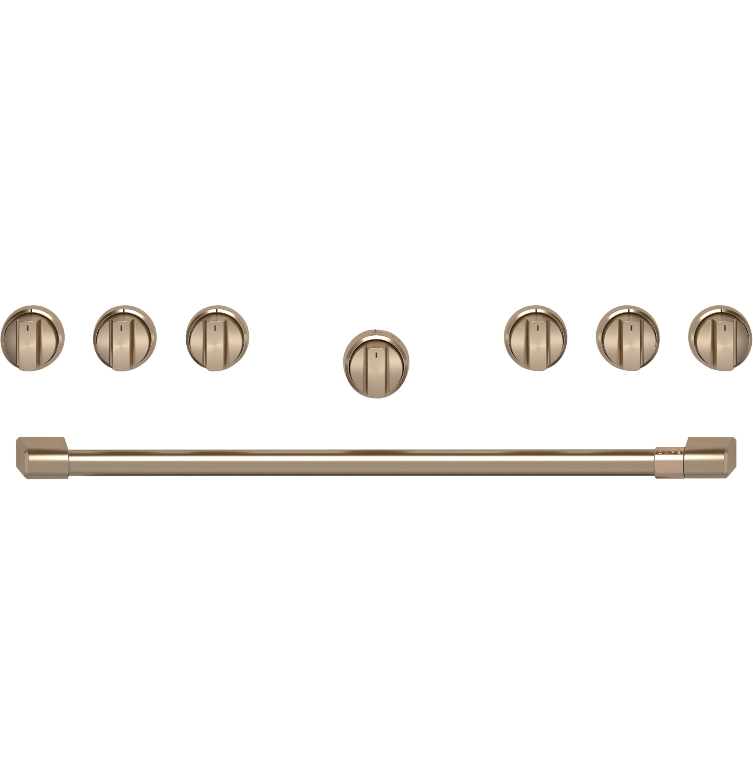 Cafe CAFÉ™ 36" Brushed Bronze Handle & Knob Set for Pro Range and Rangetop Brushed Bronze CXPR6HKPTBZ Picture 1