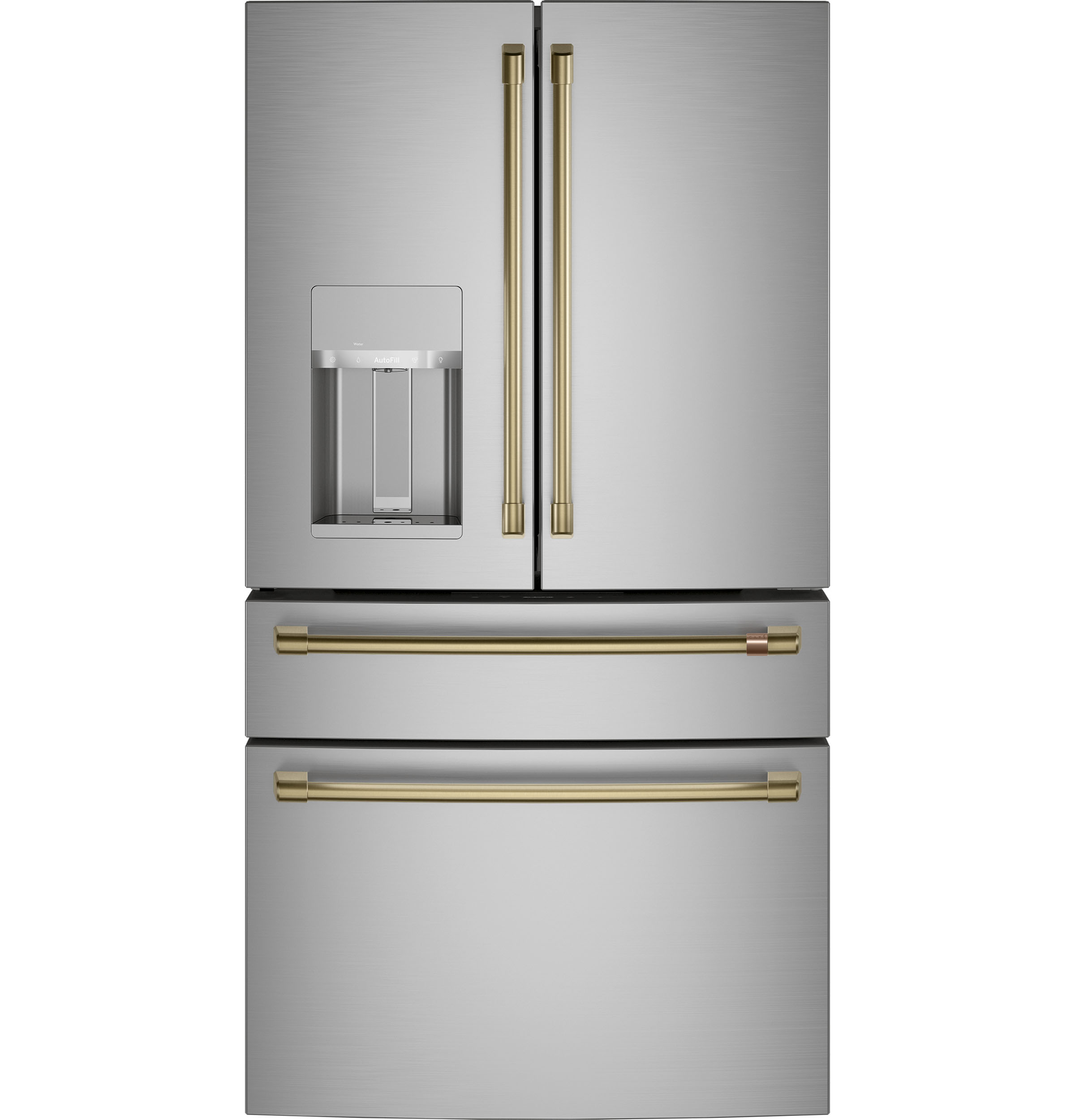 CAFÉ™ Refrigeration Handle Kit - Brushed Brass CXQB4H4PNCG
