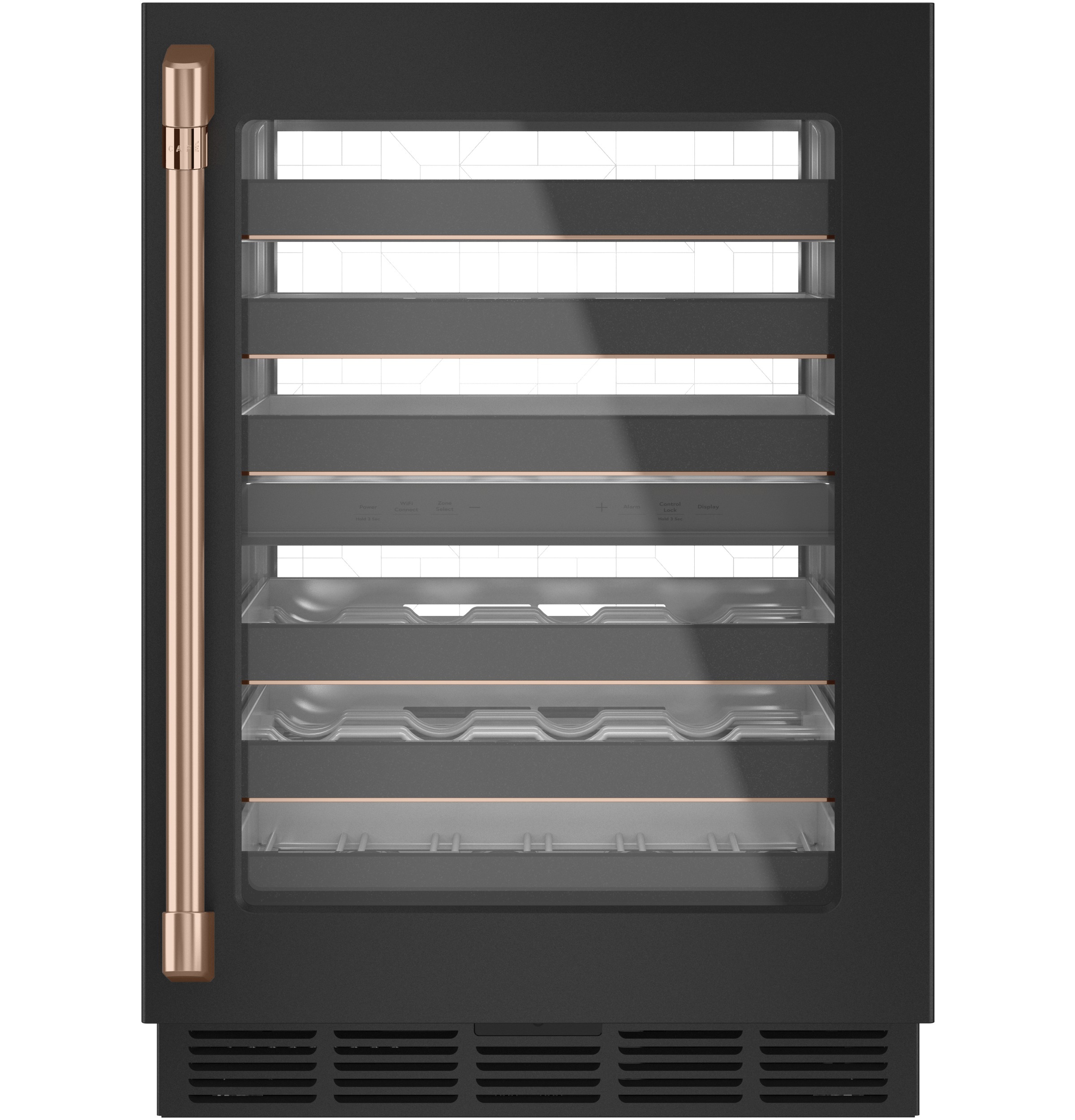 CAFÉ™ Undercounter Handle Kit - Brushed Copper CXQW1H1PPCU