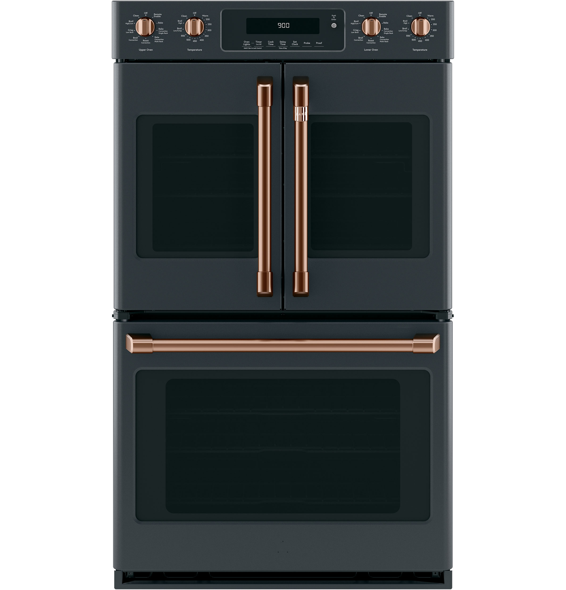 CAFÉ™ 2 French-Door Handles; 1 - 30" Handle; - Brushed Copper CXWDFHKPMCU