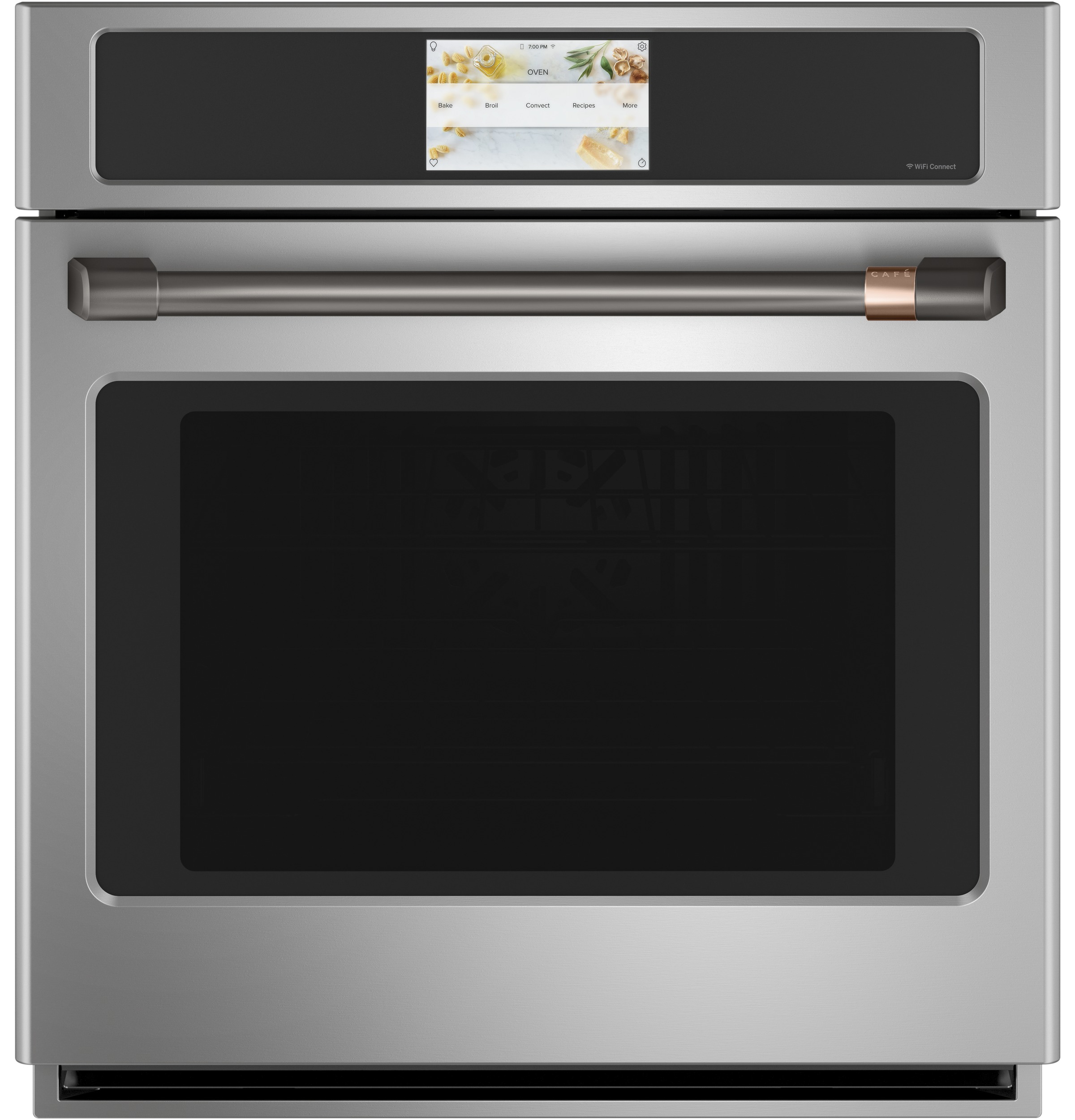 CAFÉ™ Wall Oven/Advantium® oven pro handle kit - 27" - Brushed Black CXWS7H0PNBT