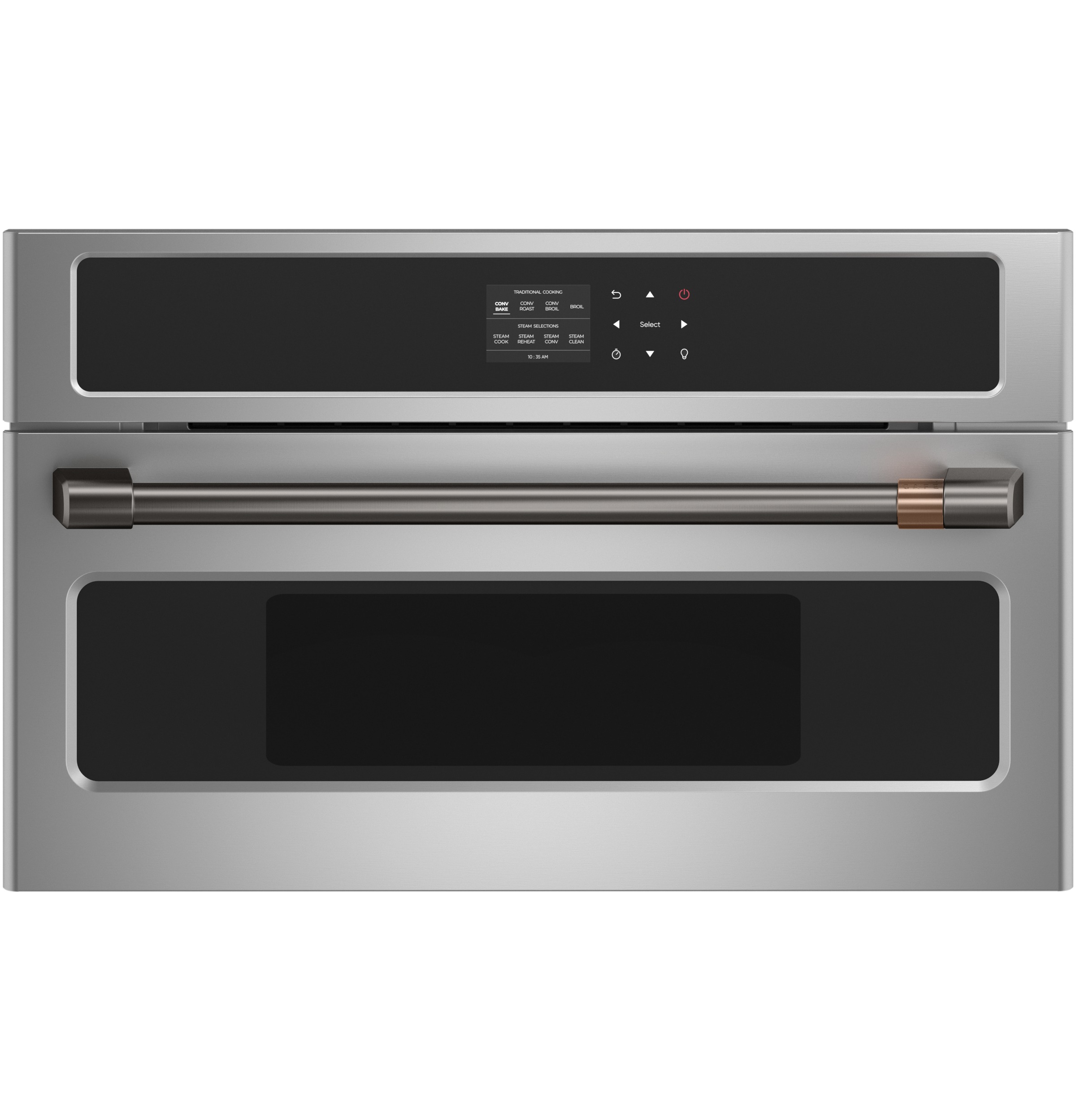 CAFÉ™ Wall Oven/Advantium® oven pro handle kit - 27" - Brushed Black CXWS7H0PNBT