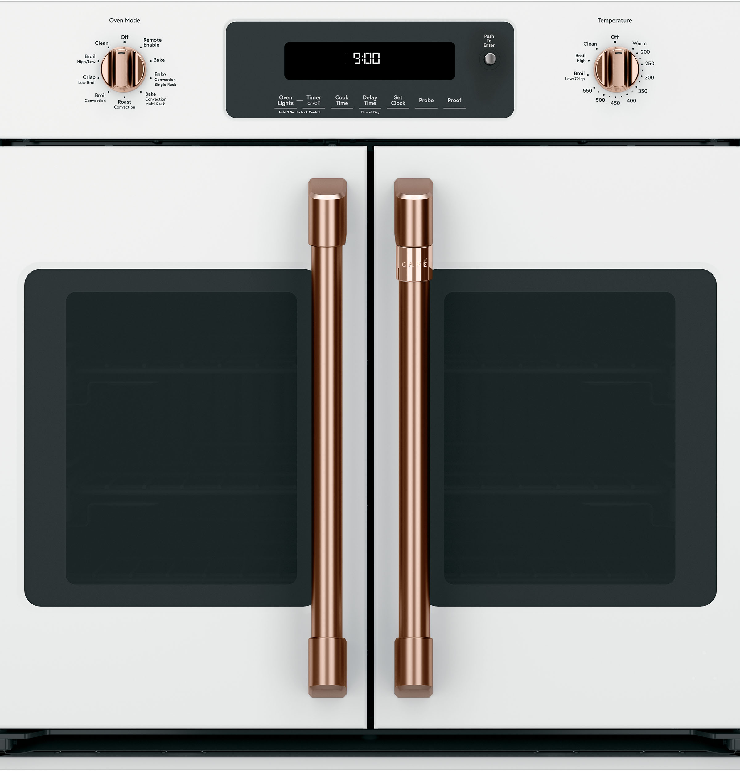 CAFÉ™ 2 French-Door Handles; - Brushed Copper CXWSFHKPMCU