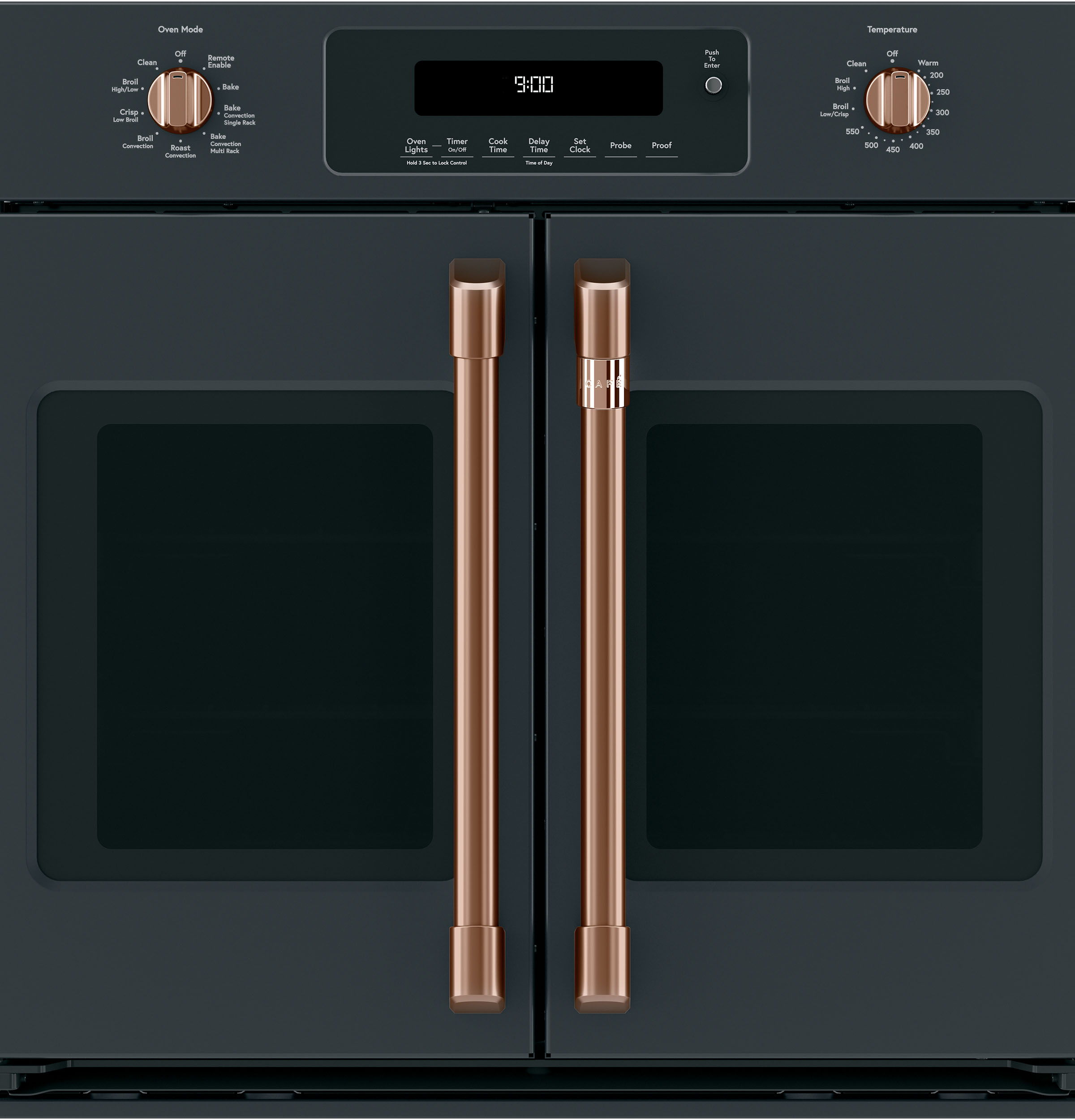 CAFÉ™ 2 French-Door Handles; - Brushed Copper CXWSFHKPMCU