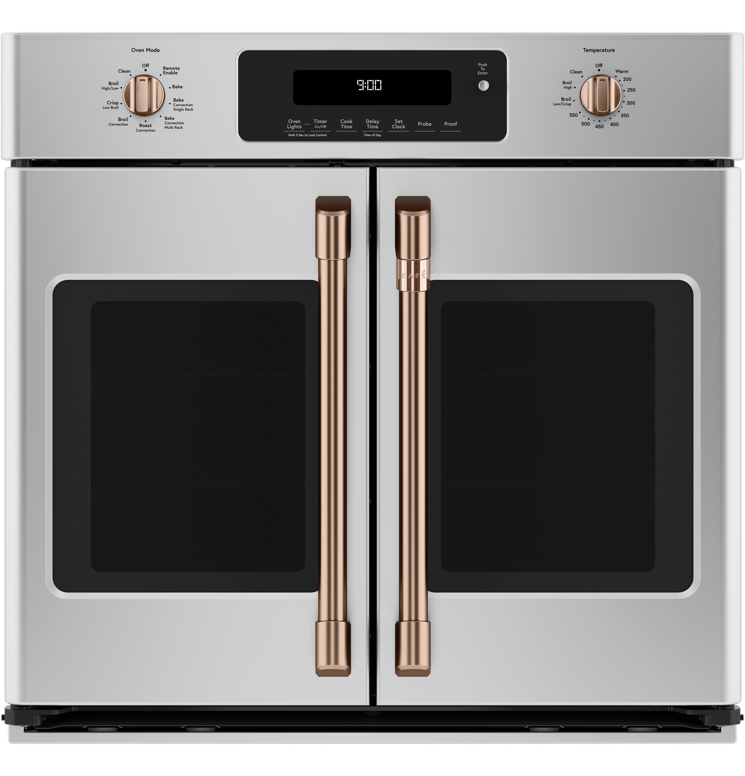 CAFÉ™ 2 French-Door Handles; - Brushed Copper CXWSFHKPMCU