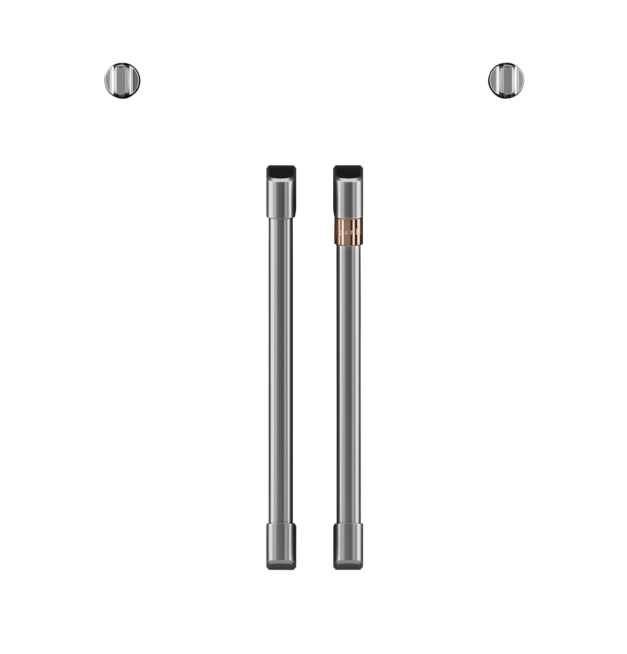 CAFÉ™ 2 French-Door Handles - Brushed Stainless CXWSFHKPMSS