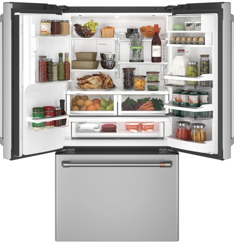 CAFÉ™ ENERGY STAR® 22.1 Cu. Ft. Smart Counter-Depth French-Door Refrigerator with Hot Water Dispenser CYE22TP2MS1